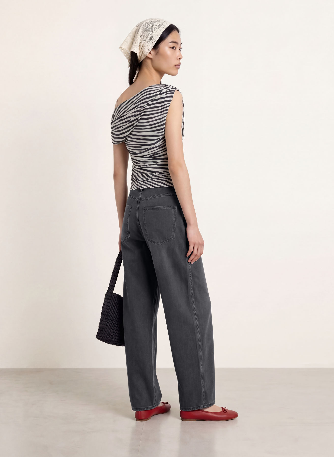 ONLY Barrel jeans: WASHED BLACK