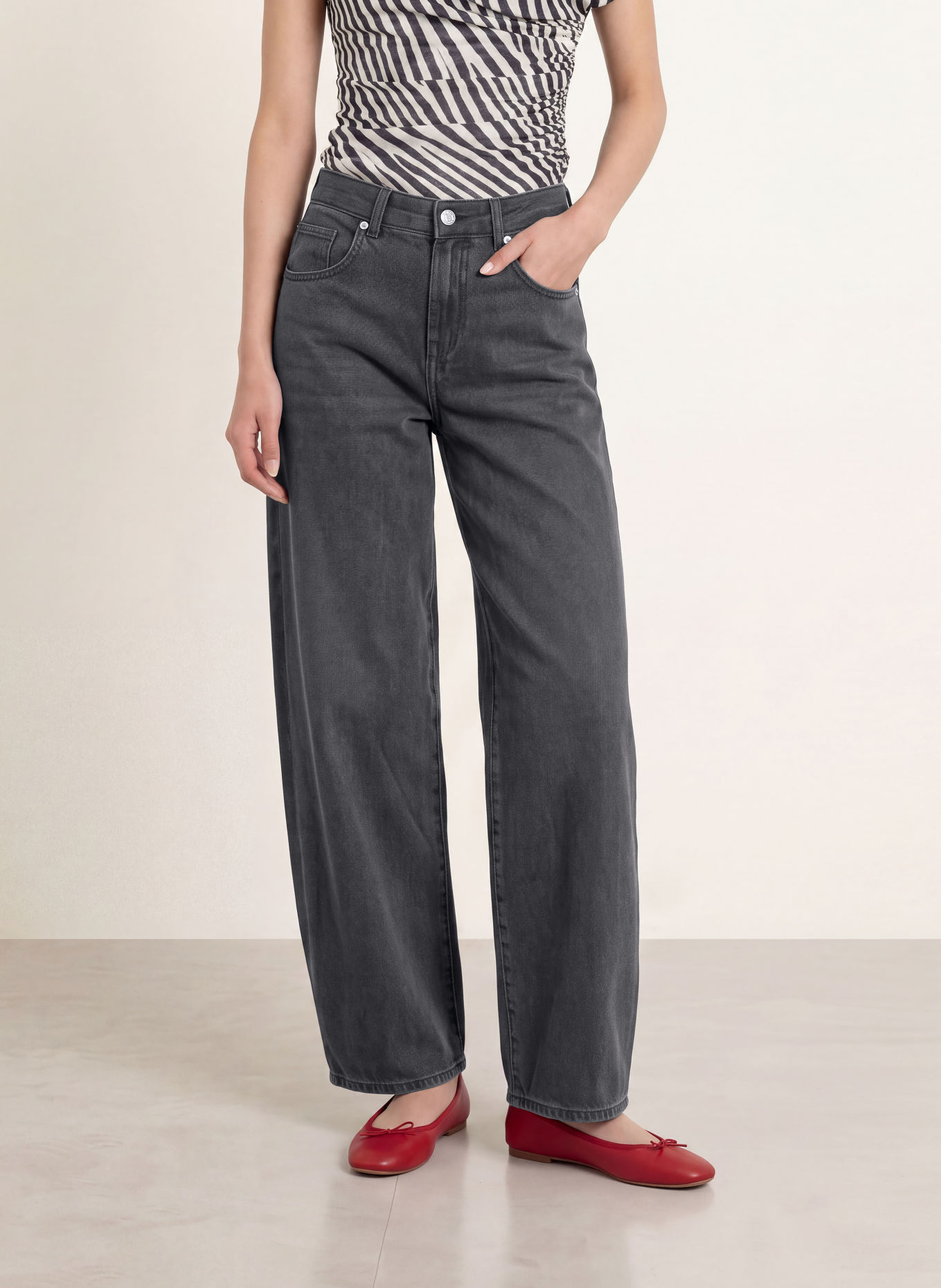 ONLY Barrel jeans: WASHED BLACK