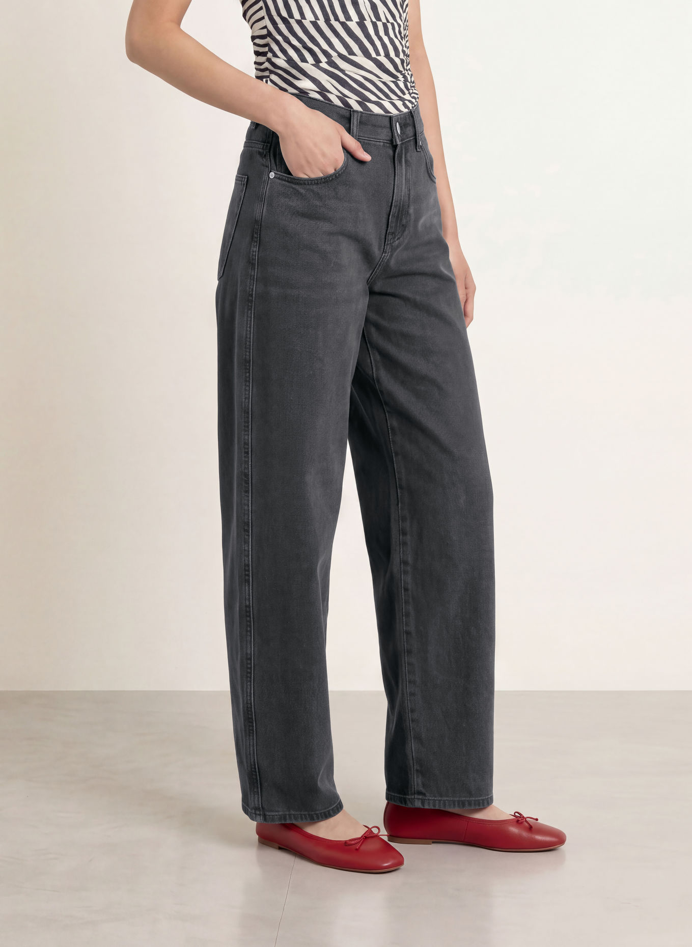 ONLY Barrel jeans: WASHED BLACK