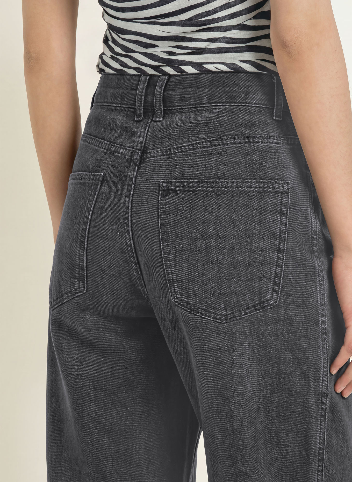 ONLY Barrel jeans: WASHED BLACK