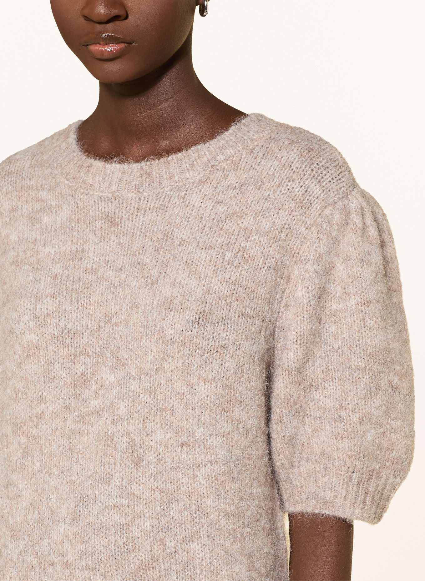 ONLY Gebreid shirt: BEIGE