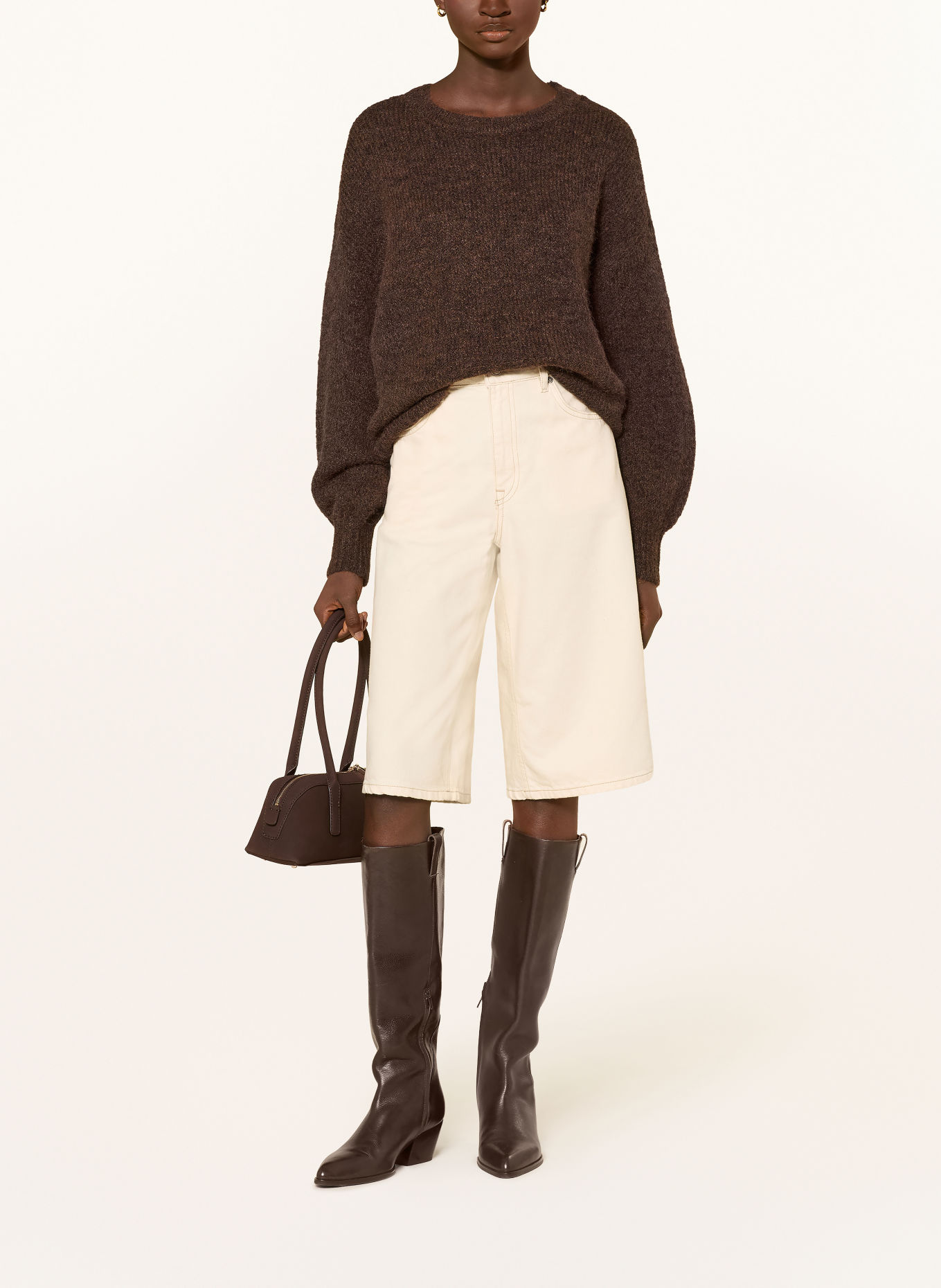 ONLY Sweater: DARK BROWN