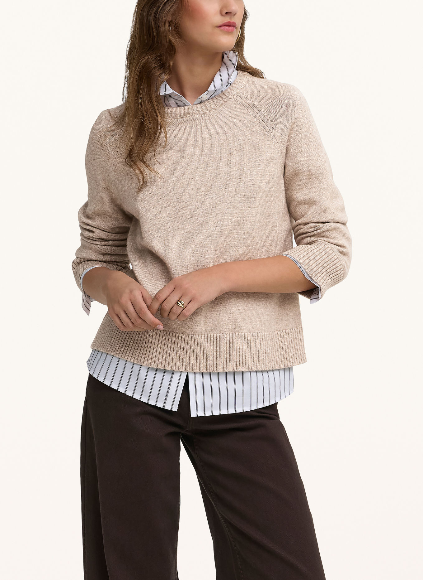 ONLY Pullover: BEIGE