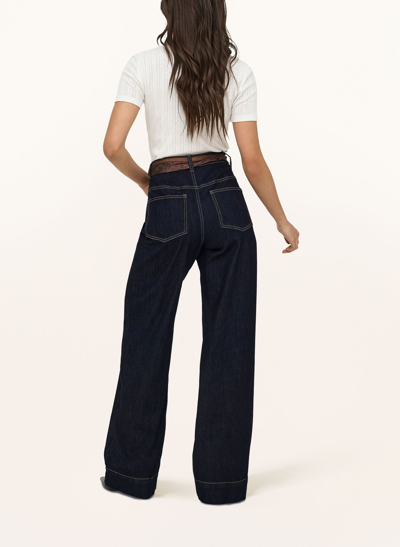 ONLY Wide-Leg jeans: DARK BLUE DENIM