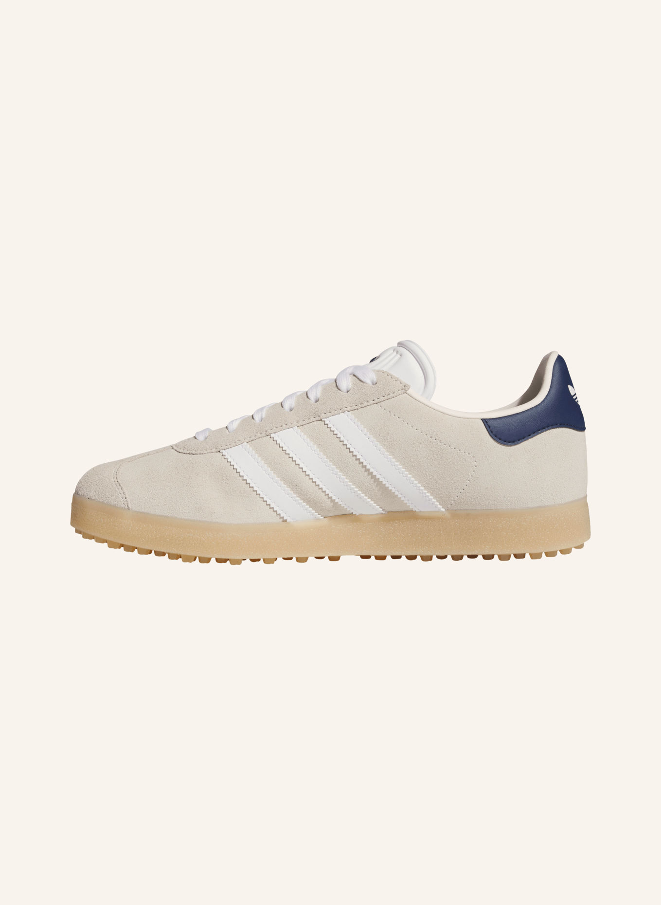 adidas Originals Golfsko GAZELLE: BEIGE / MØRKEBLÅ / HVID