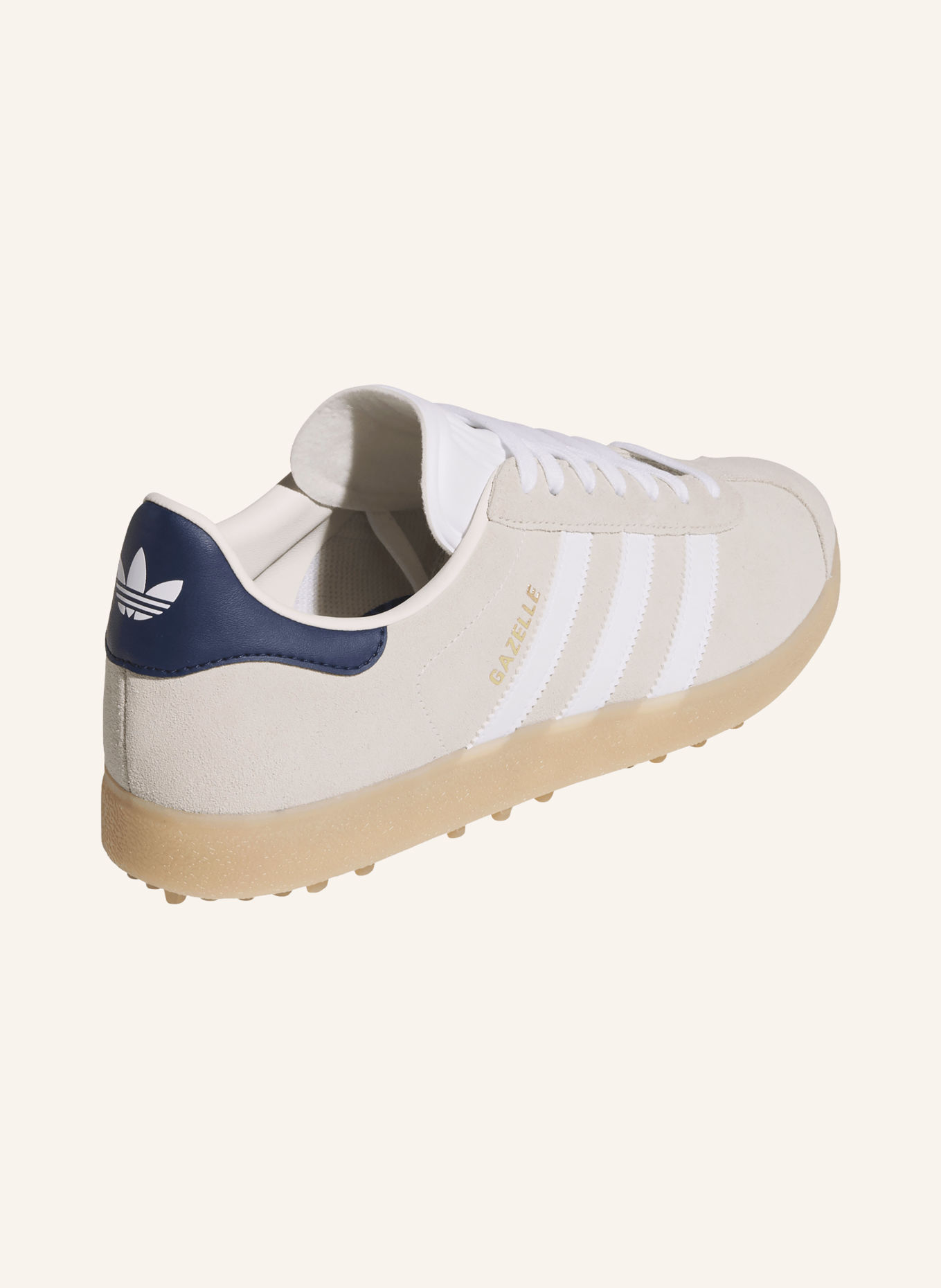 adidas Originals Golfsko GAZELLE: BEIGE / MØRKEBLÅ / HVID