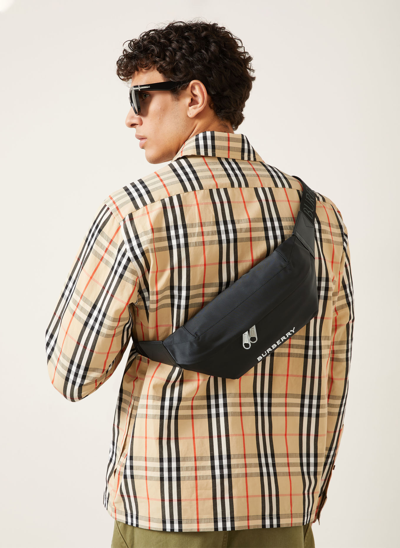 BURBERRY SONNY Belt bag: BLACK