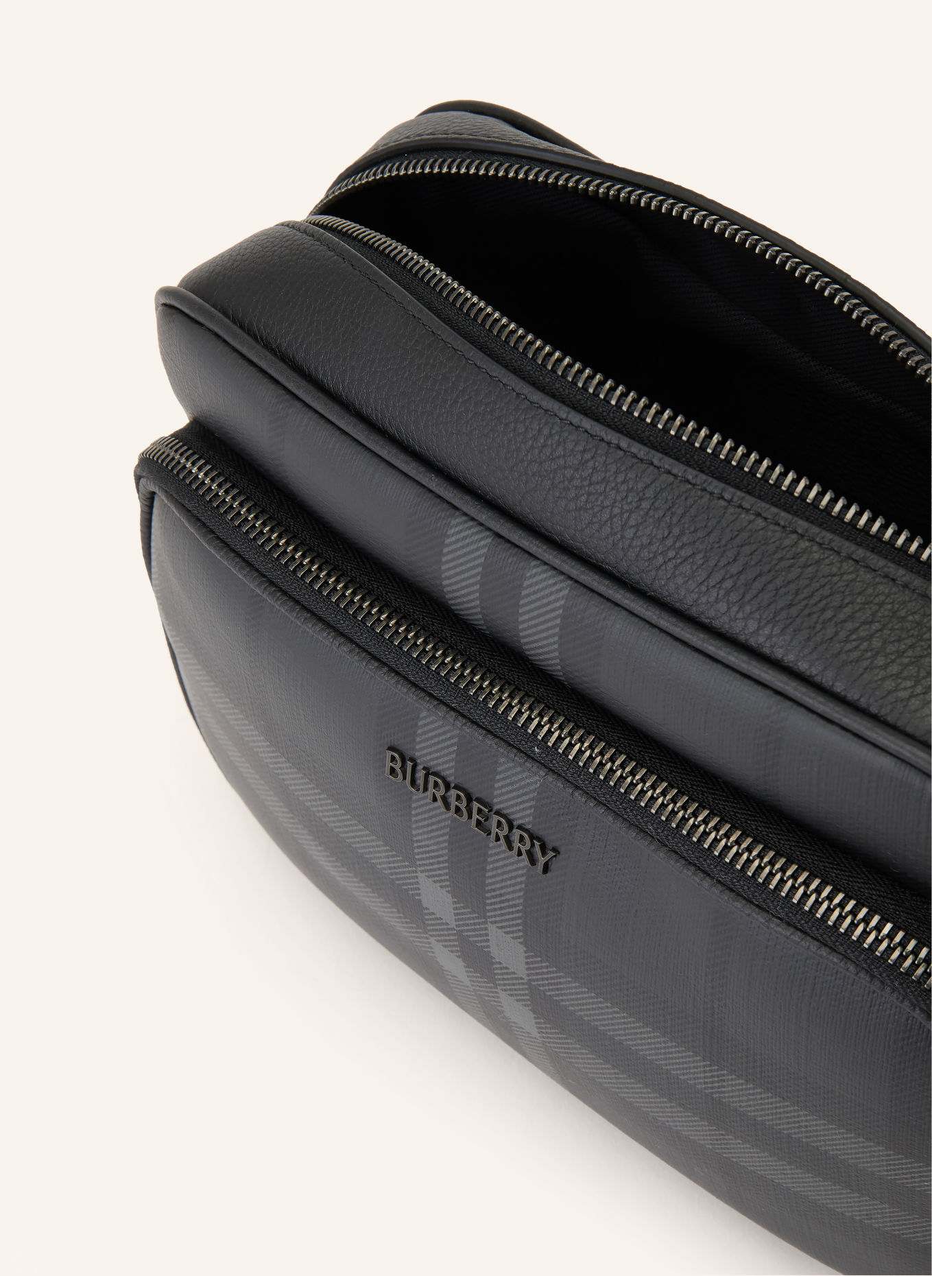 BURBERRY POCKET Crossbody bag: DARK GRAY / BLACK
