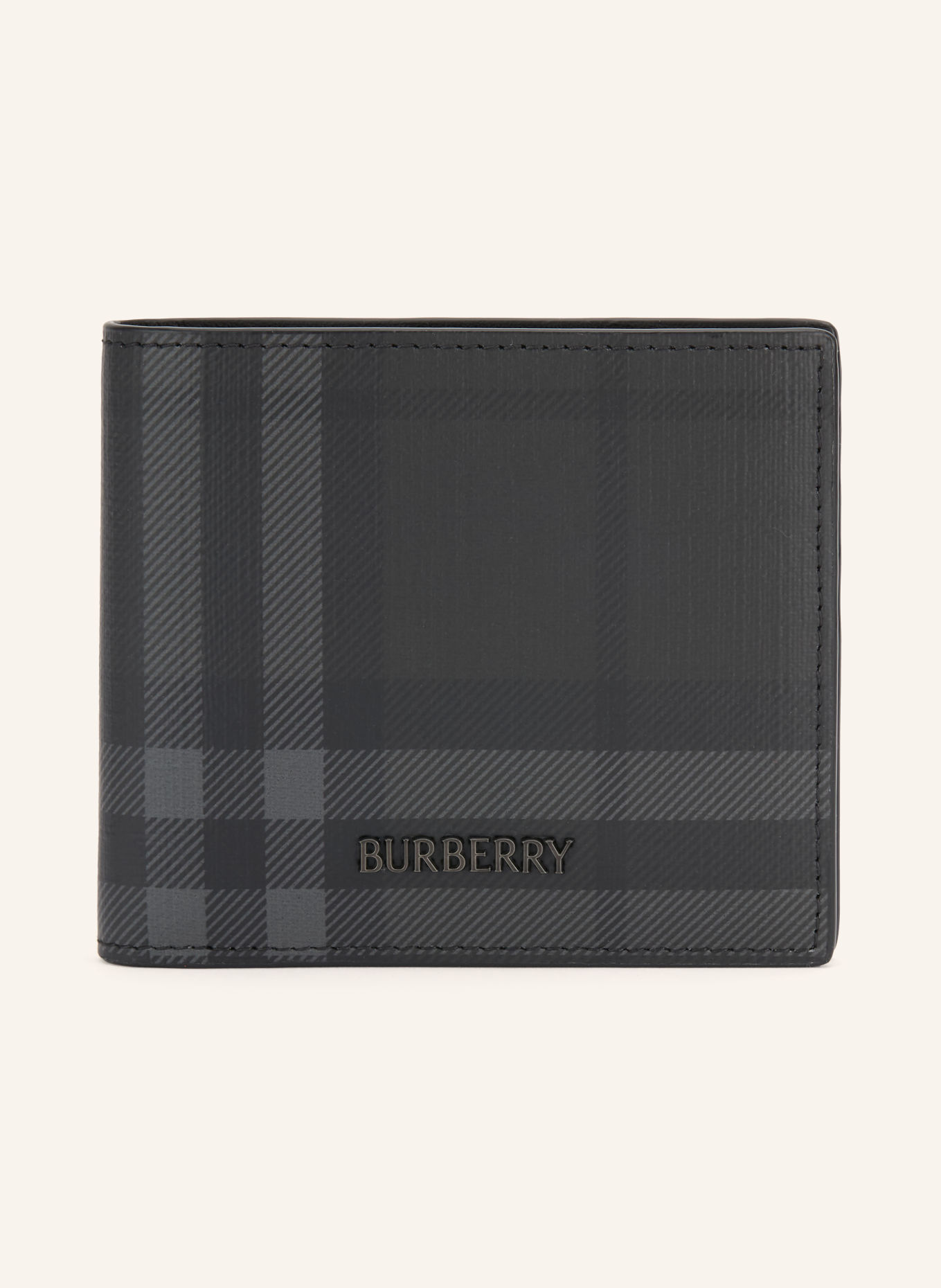 BURBERRY Portemonnee CITY: ZWART / GRIJS