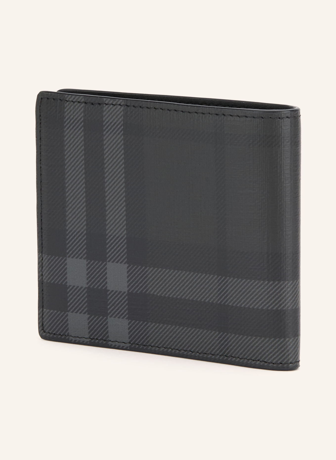 BURBERRY Portemonnee CITY: ZWART / GRIJS