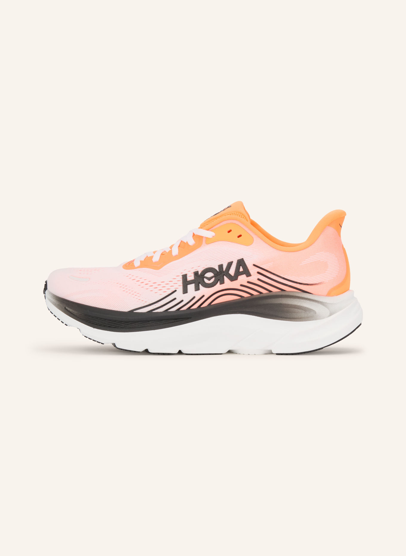 HOKA Buty do biegania CLIFTON 11: JASKRAWY POMARAŃCZOWY / BIAŁY / CZARNY