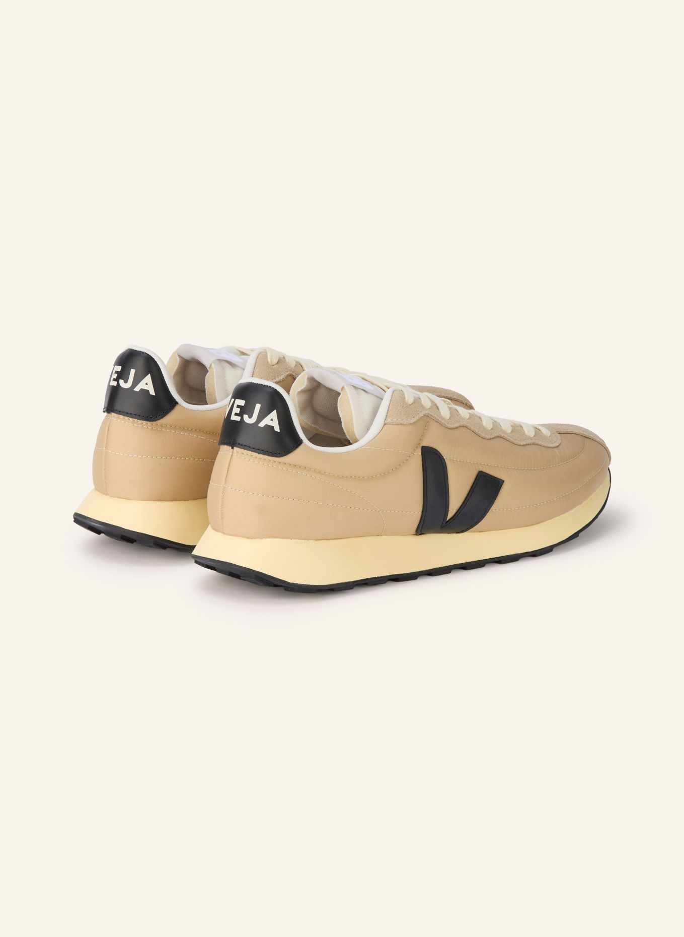 VEJA Sneaker BELEM: BEIGE / SORT