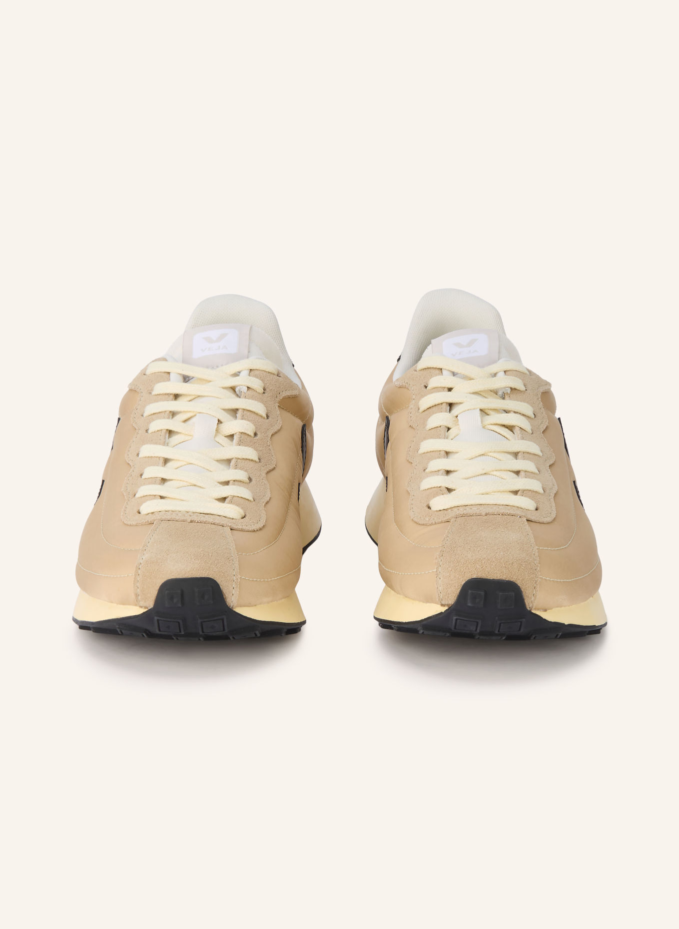 VEJA Sneaker BELEM: BEIGE / SORT