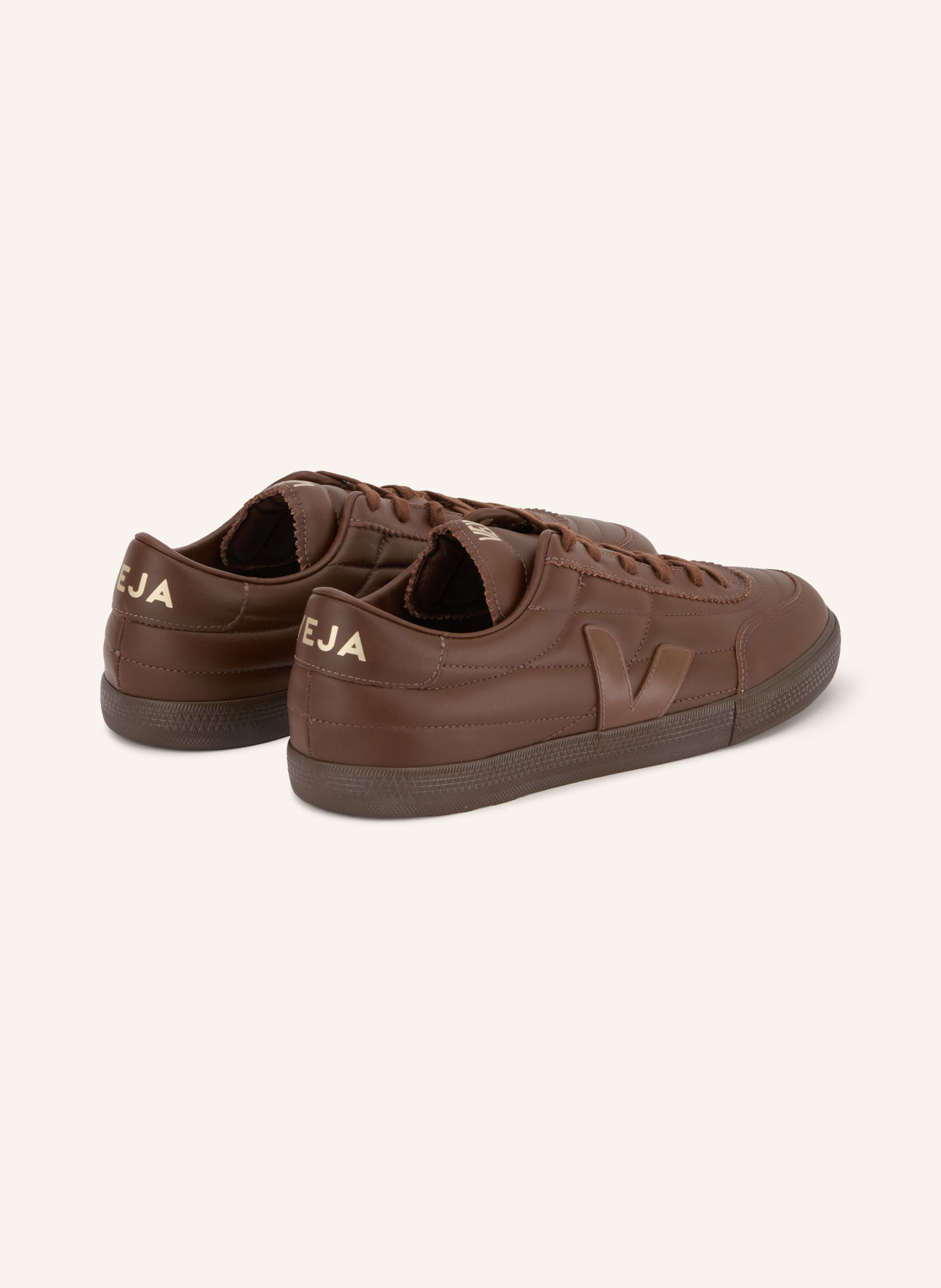 VEJA Sneaker PANENKA SIGNATURE: MØRKEBRUN / GULD