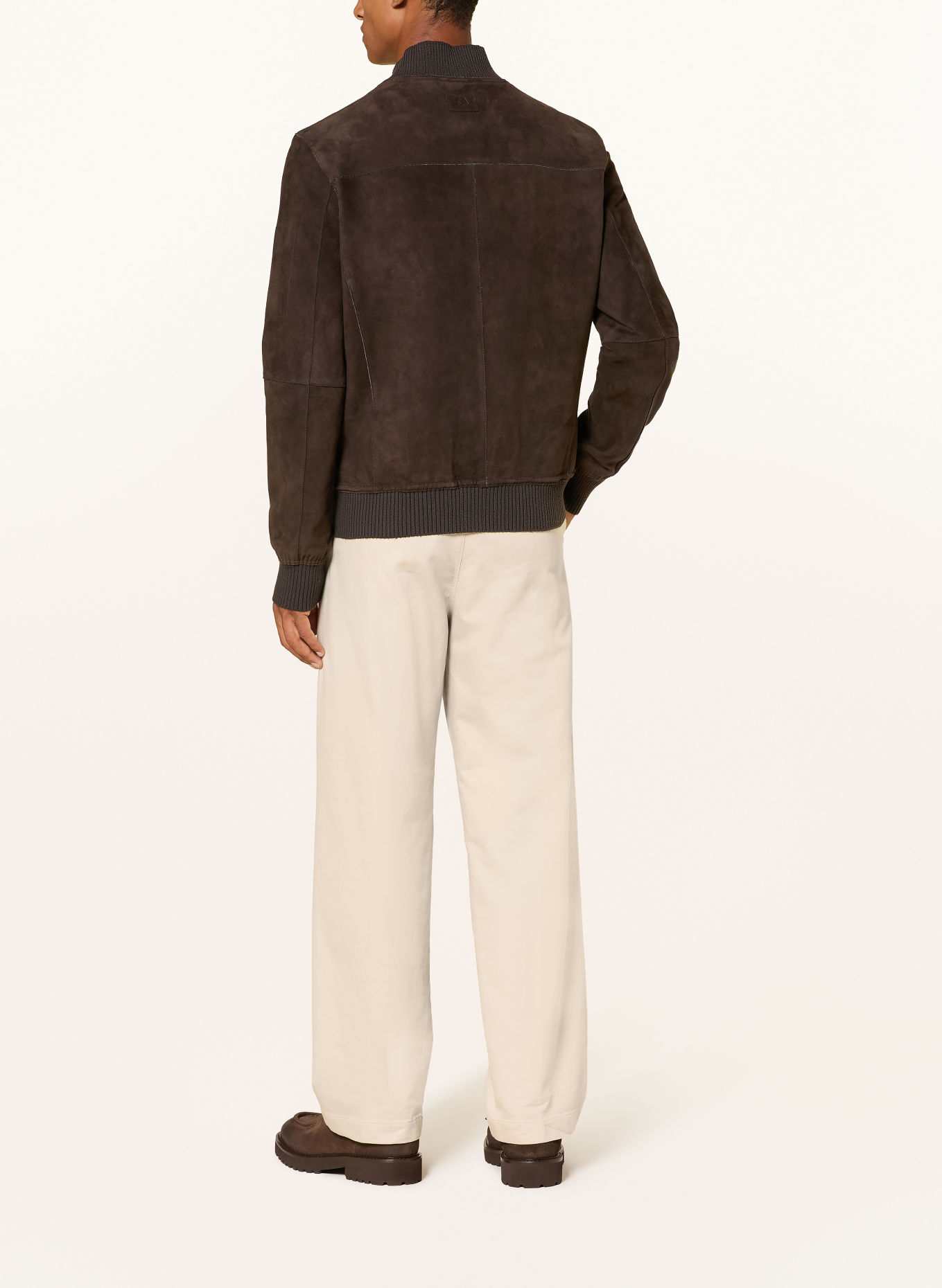 MILESTONE Lederjacke MSJOSHUA: DUNKELBRAUN