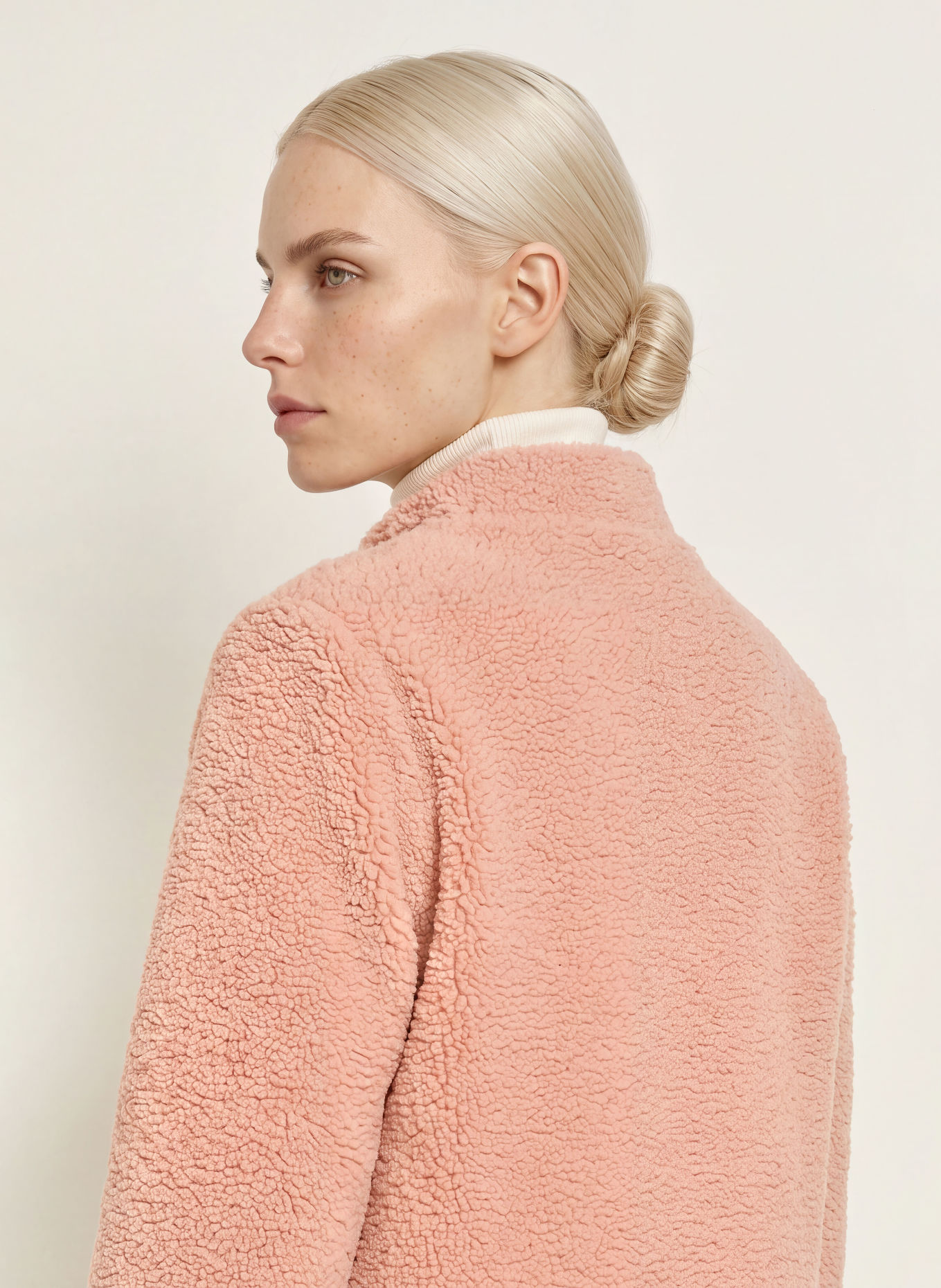 FUCHS SCHMITT Teddy Fur Jacket AUGSBURG: ROSE
