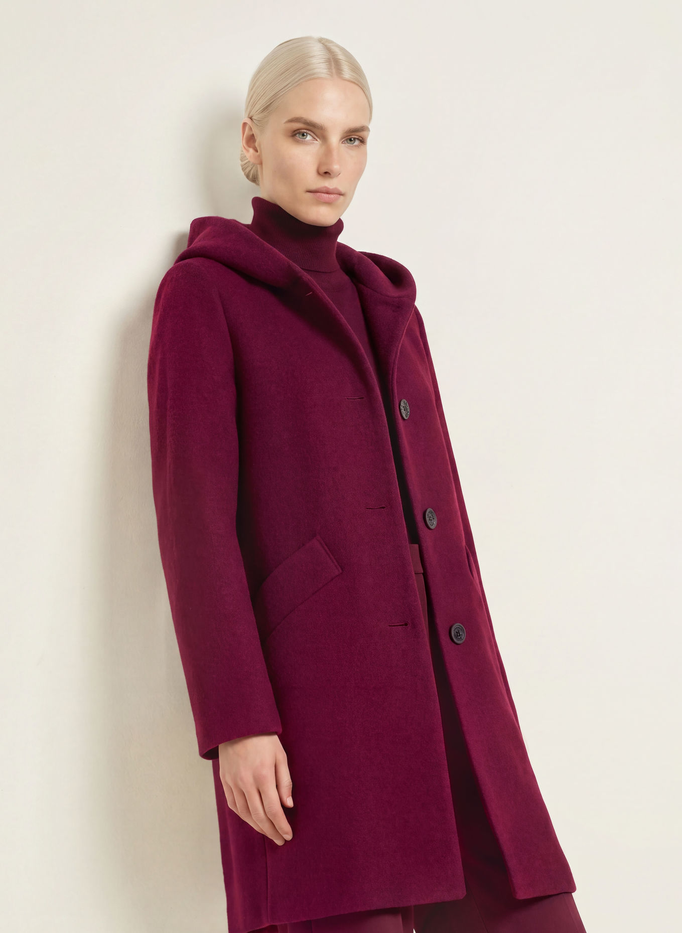 FUCHS SCHMITT Wollmantel RIMINI: FUCHSIA