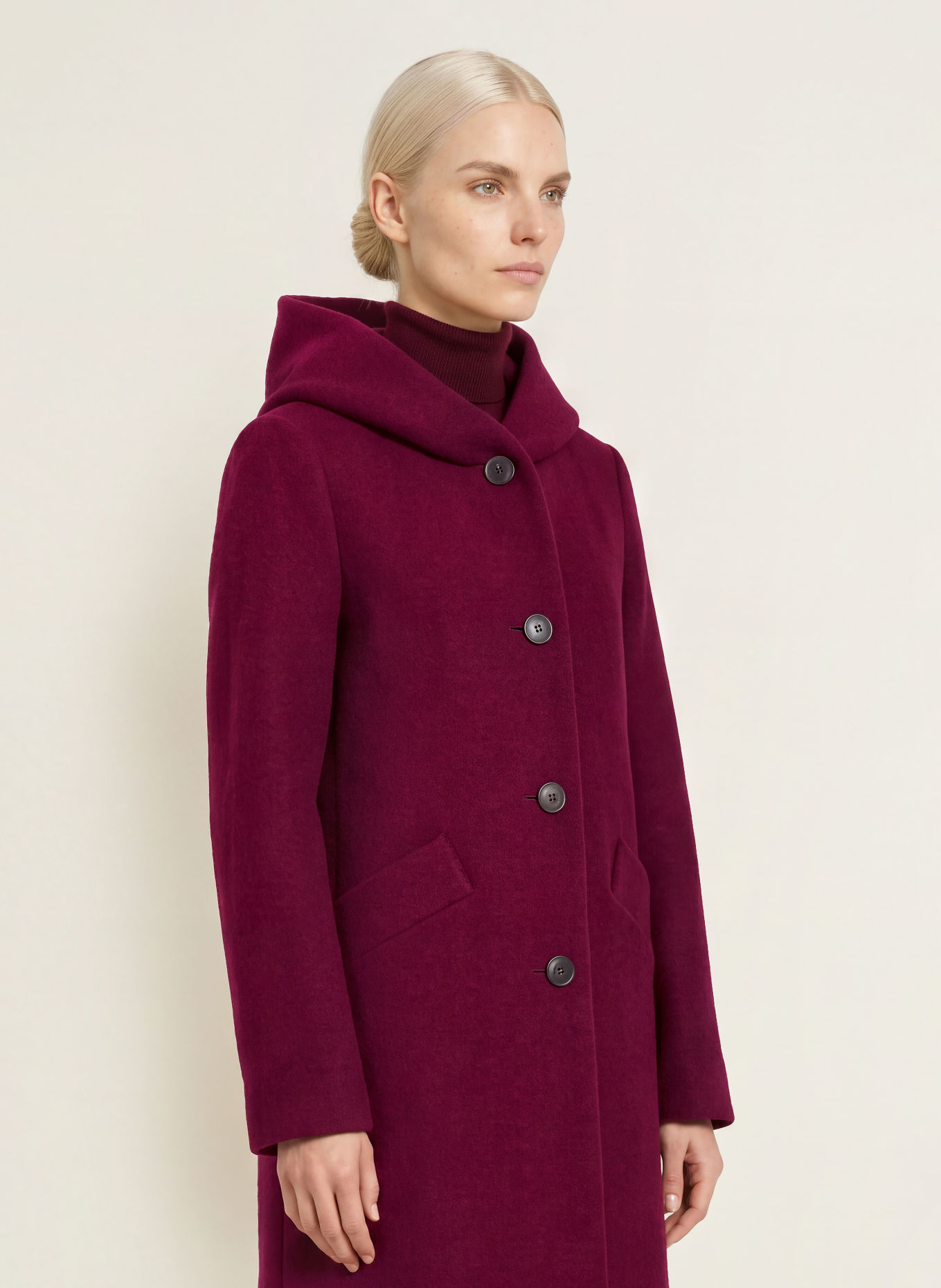 FUCHS SCHMITT Wollmantel RIMINI: FUCHSIA