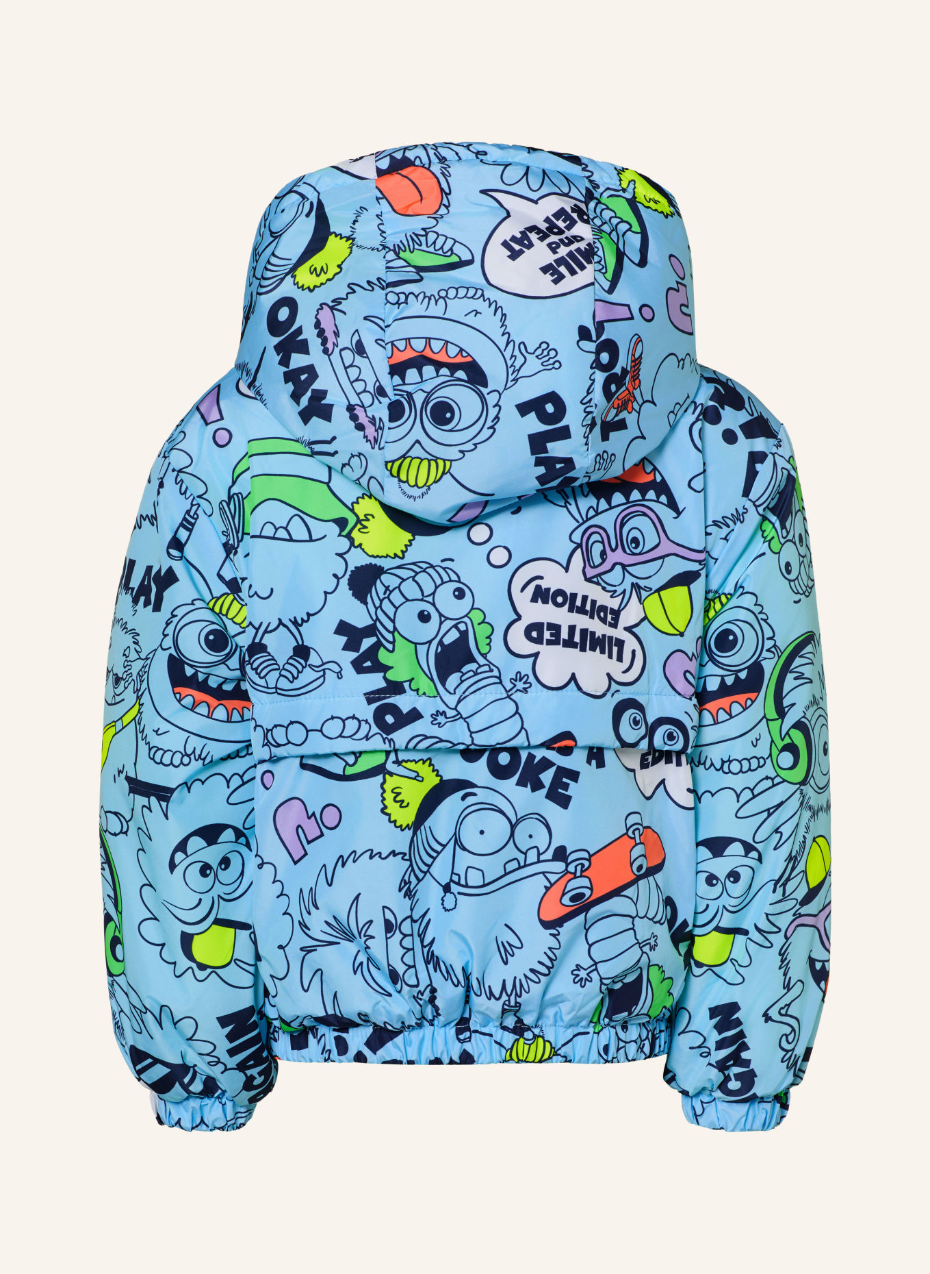 Billieblush Jas: LICHTBLAUW / NEONGROEN / DONKERBLAUW