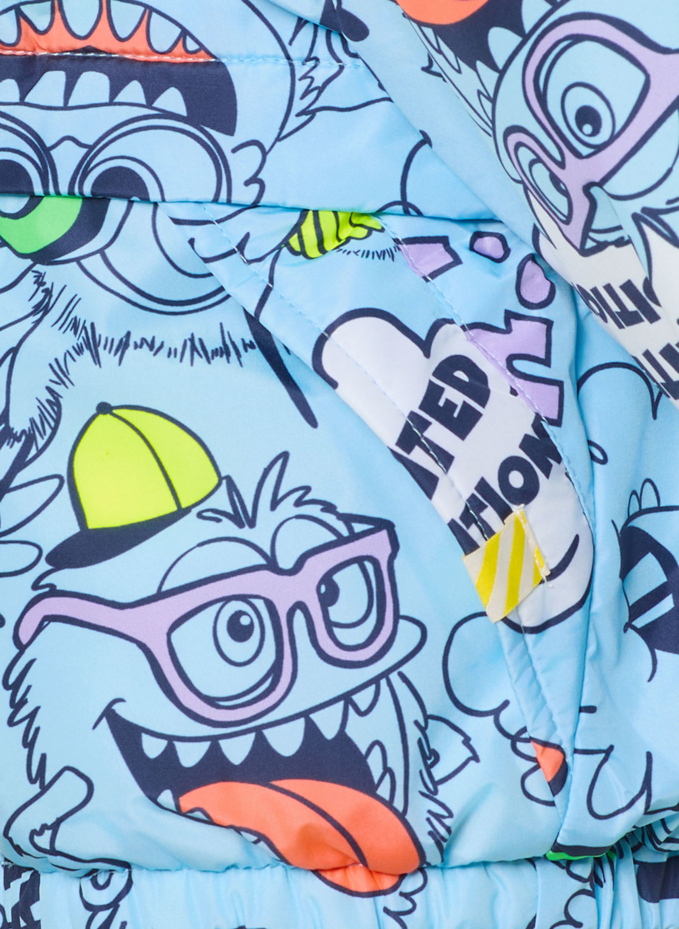 Billieblush Jas: LICHTBLAUW / NEONGROEN / DONKERBLAUW