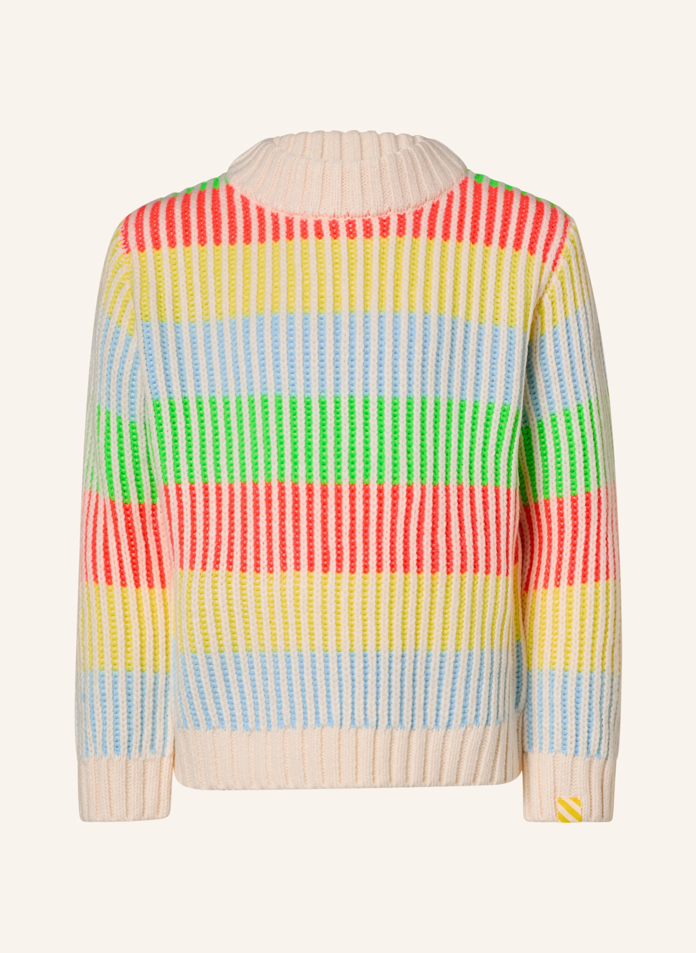 Billieblush Trui: ECRU / NEONROOD / NEONGEEL
