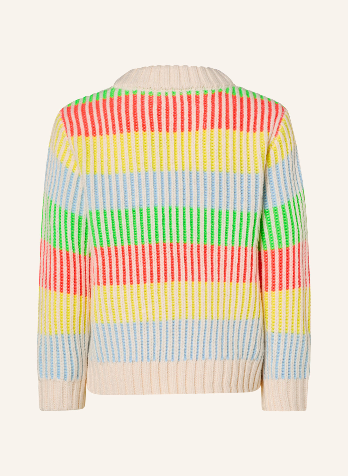 Billieblush Trui: ECRU / NEONROOD / NEONGEEL