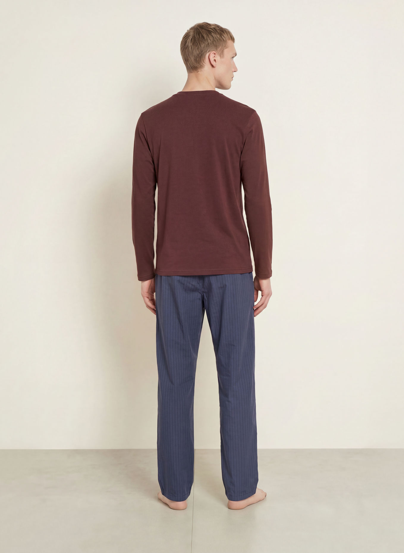 Marc O'Polo Pajama shirt: BROWN