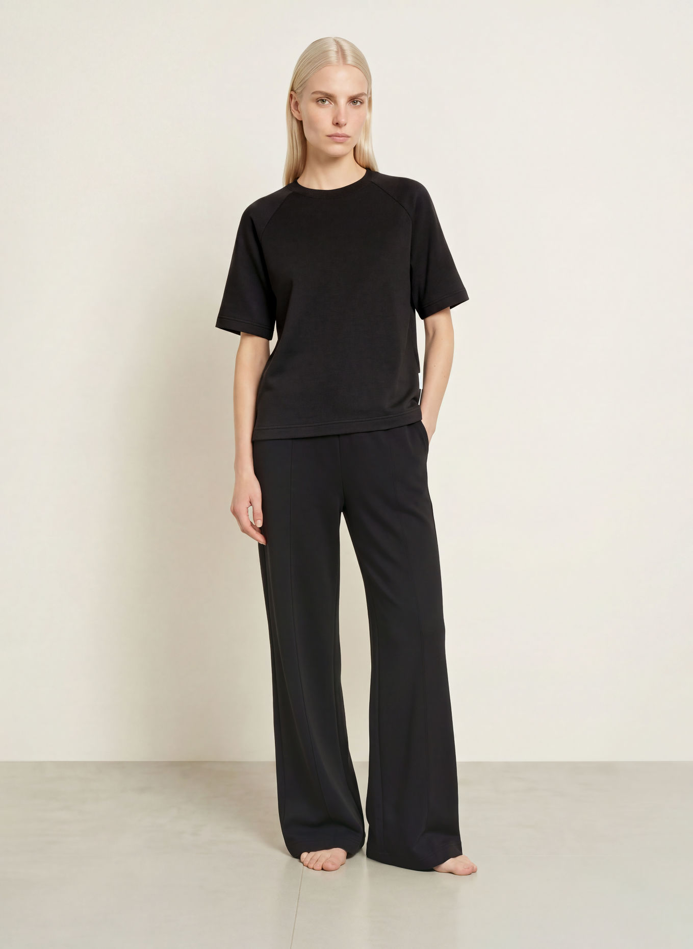 Marc O'Polo Loungesweatshirt: ZWART