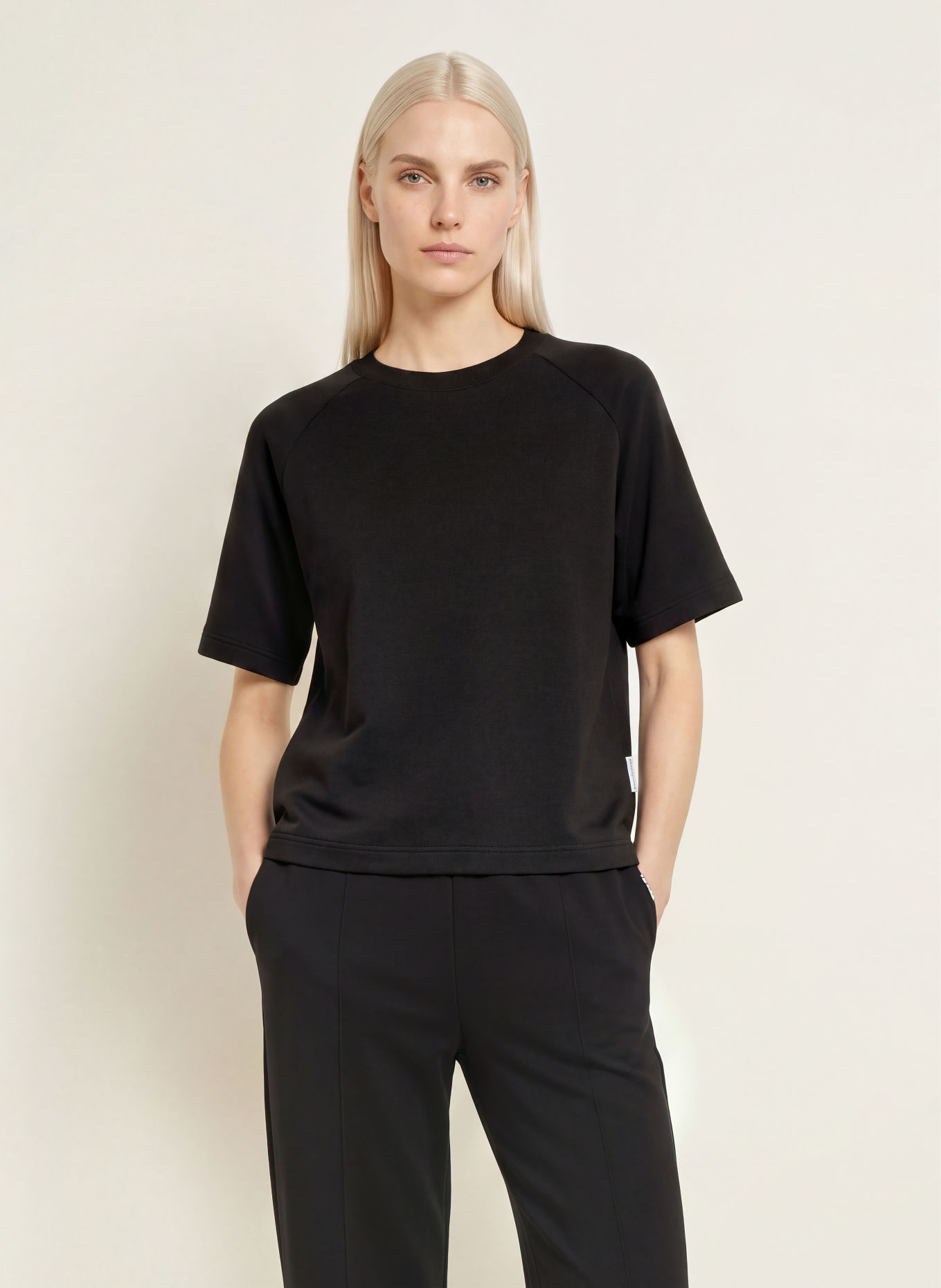 Marc O'Polo Loungesweatshirt: ZWART