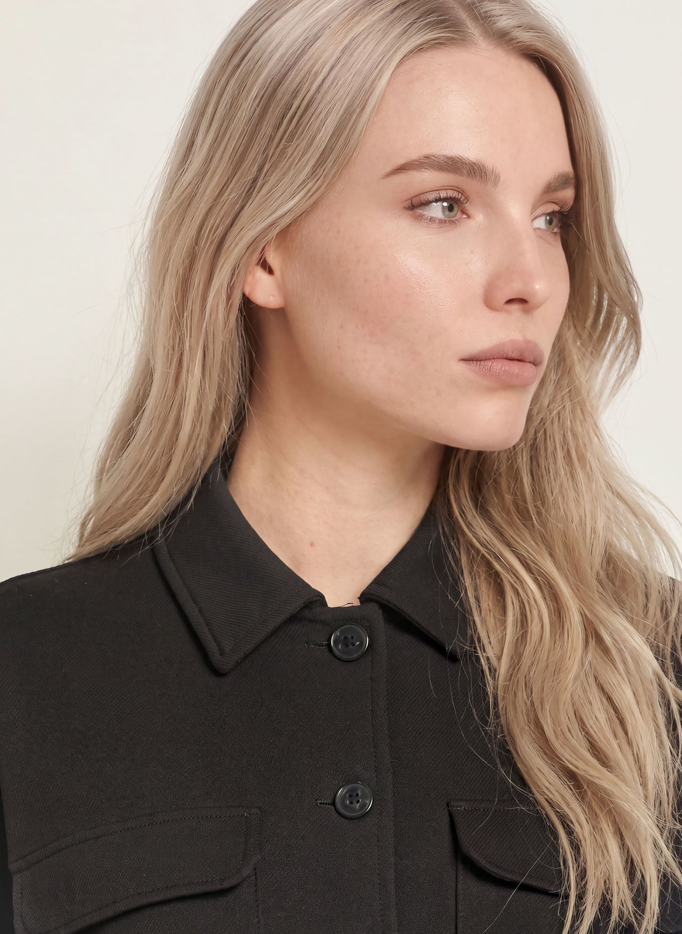 Marc O'Polo Overjacket aus Jersey: SCHWARZ
