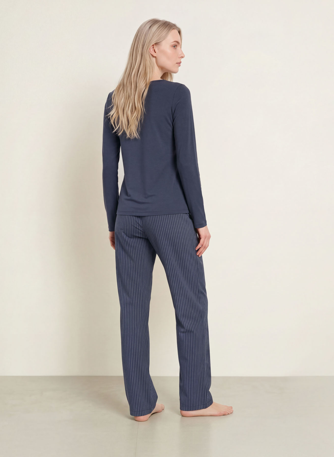 Marc O'Polo Pajama bottoms: BLUE / LIGHT BLUE