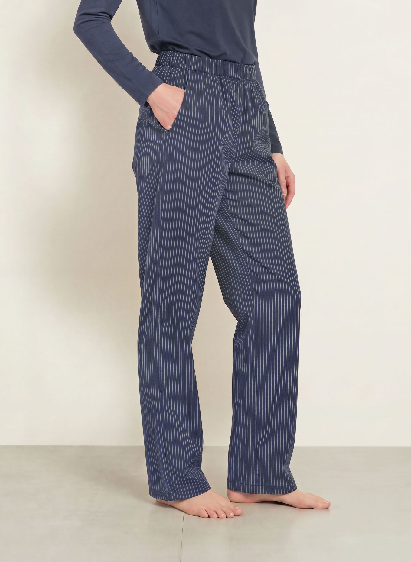 Marc O'Polo Pajama bottoms: BLUE / LIGHT BLUE