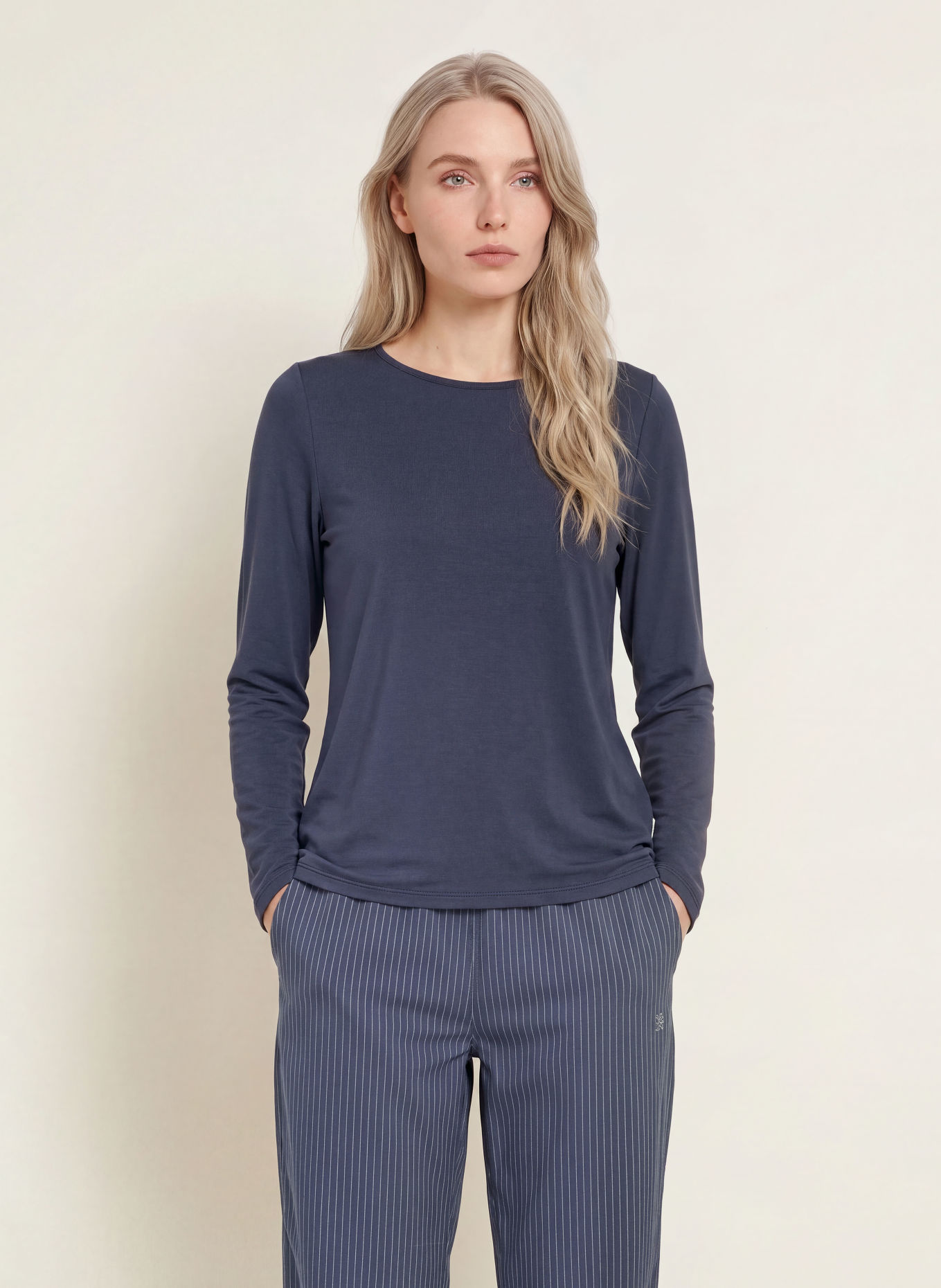 Marc O'Polo Pajama shirt: BLUE