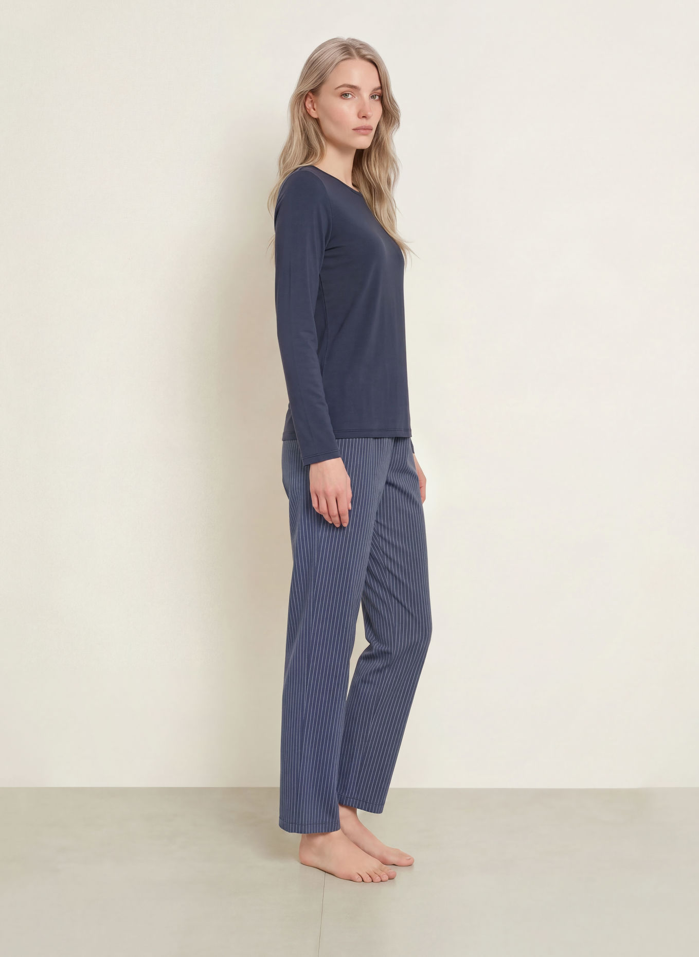 Marc O'Polo Pajama shirt: BLUE