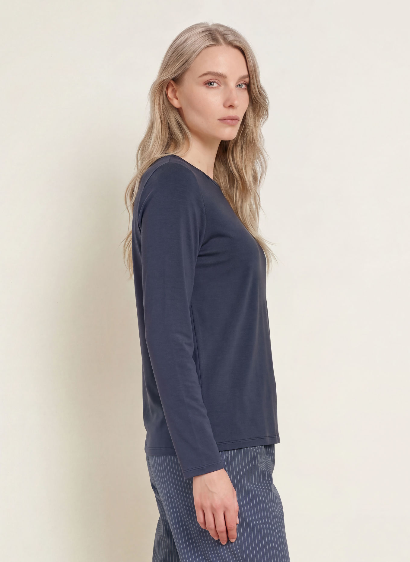 Marc O'Polo Pajama shirt: BLUE