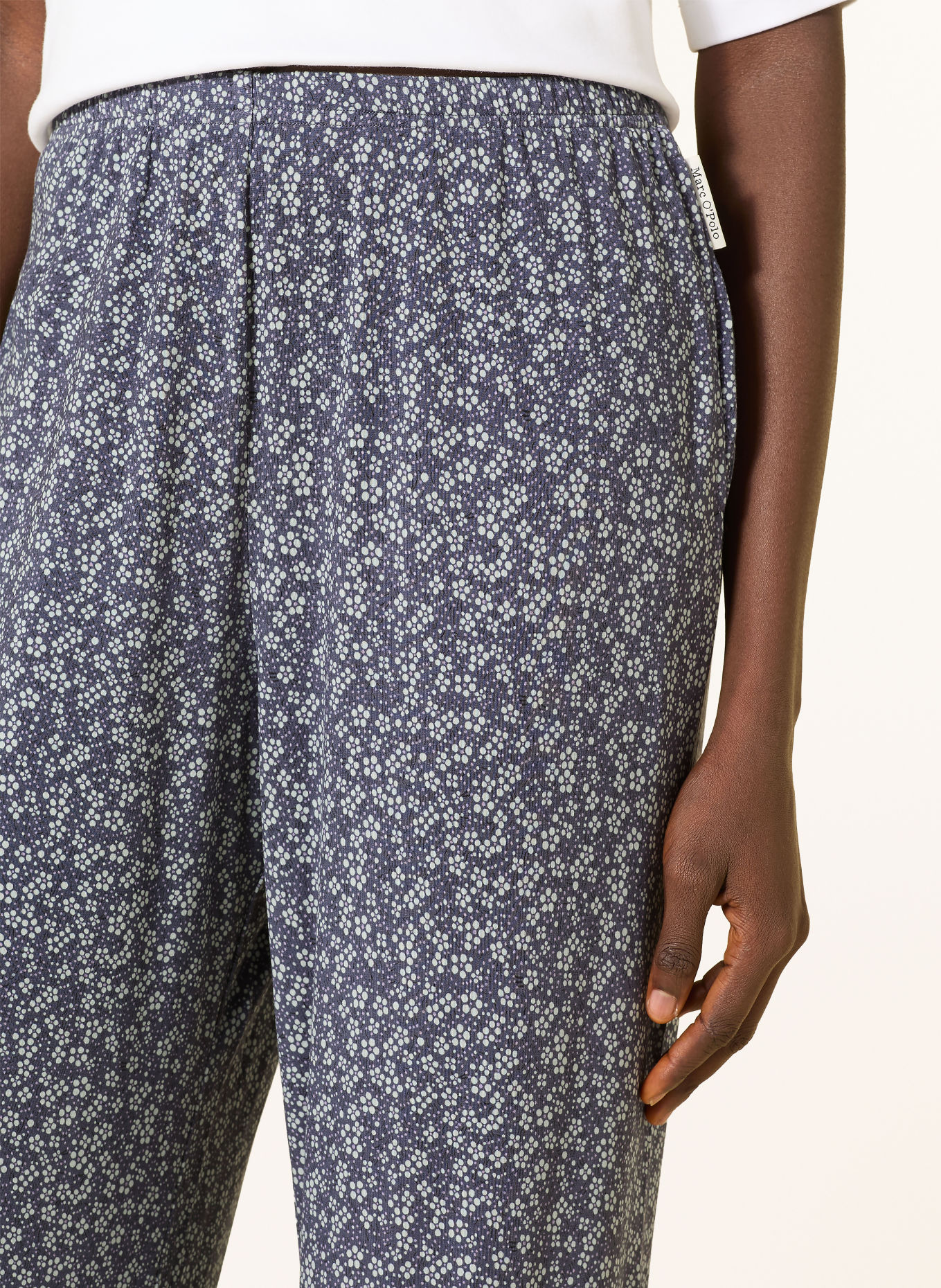 Marc O'Polo Schlafhose: BLAU / BLAUGRAU / HELLLILA