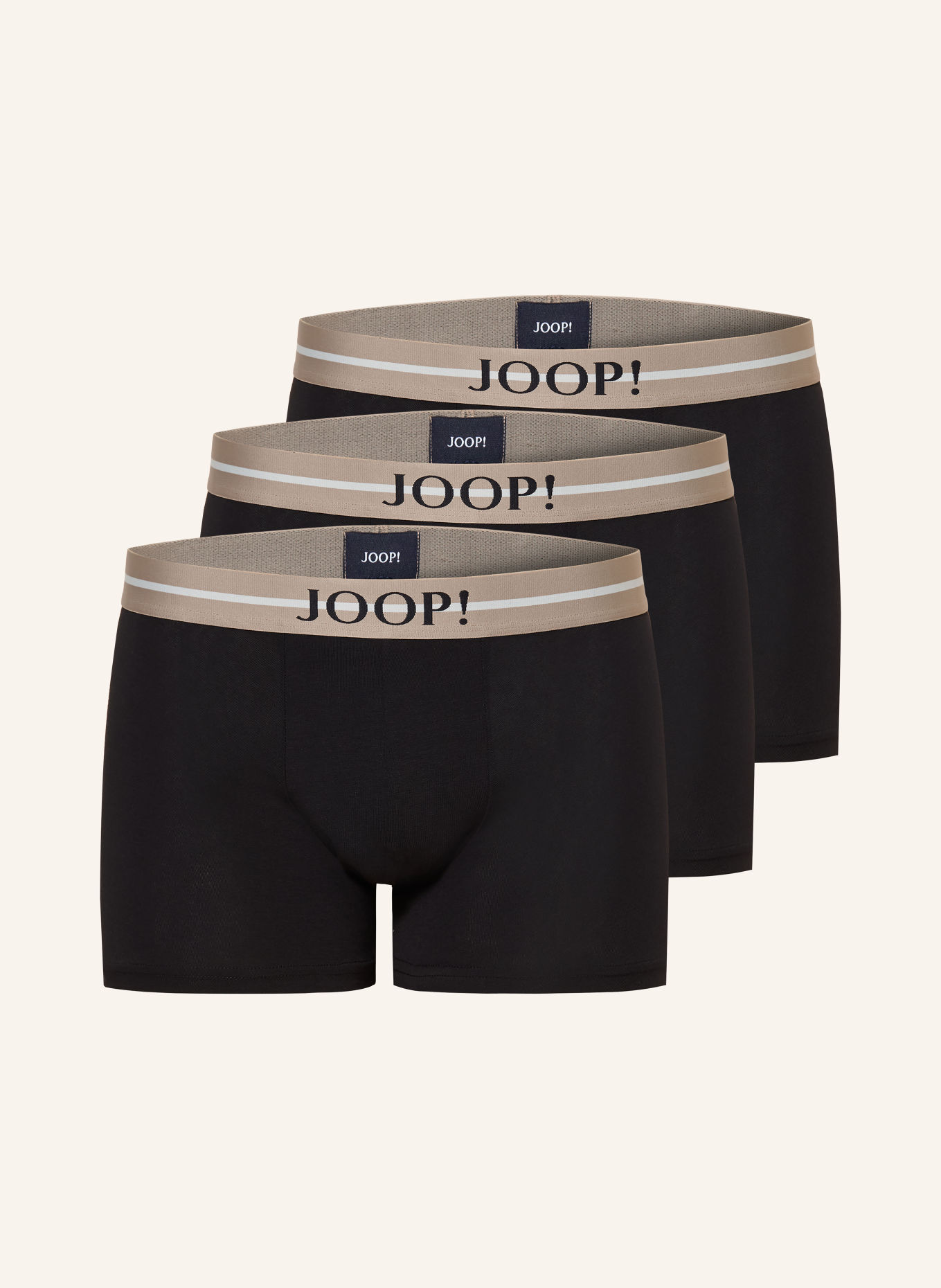 JOOP! Set de 3 boxeri: NEGRU