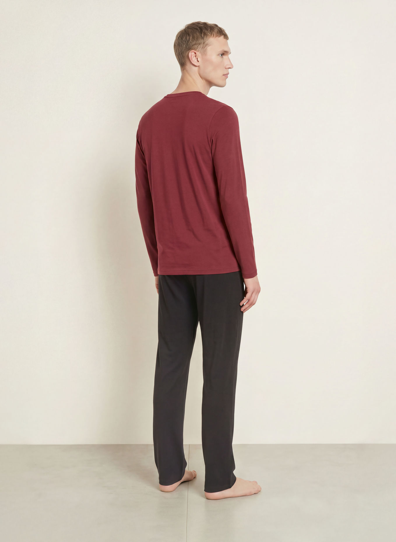 JOOP! Pyjamashirt: DONKERROOD