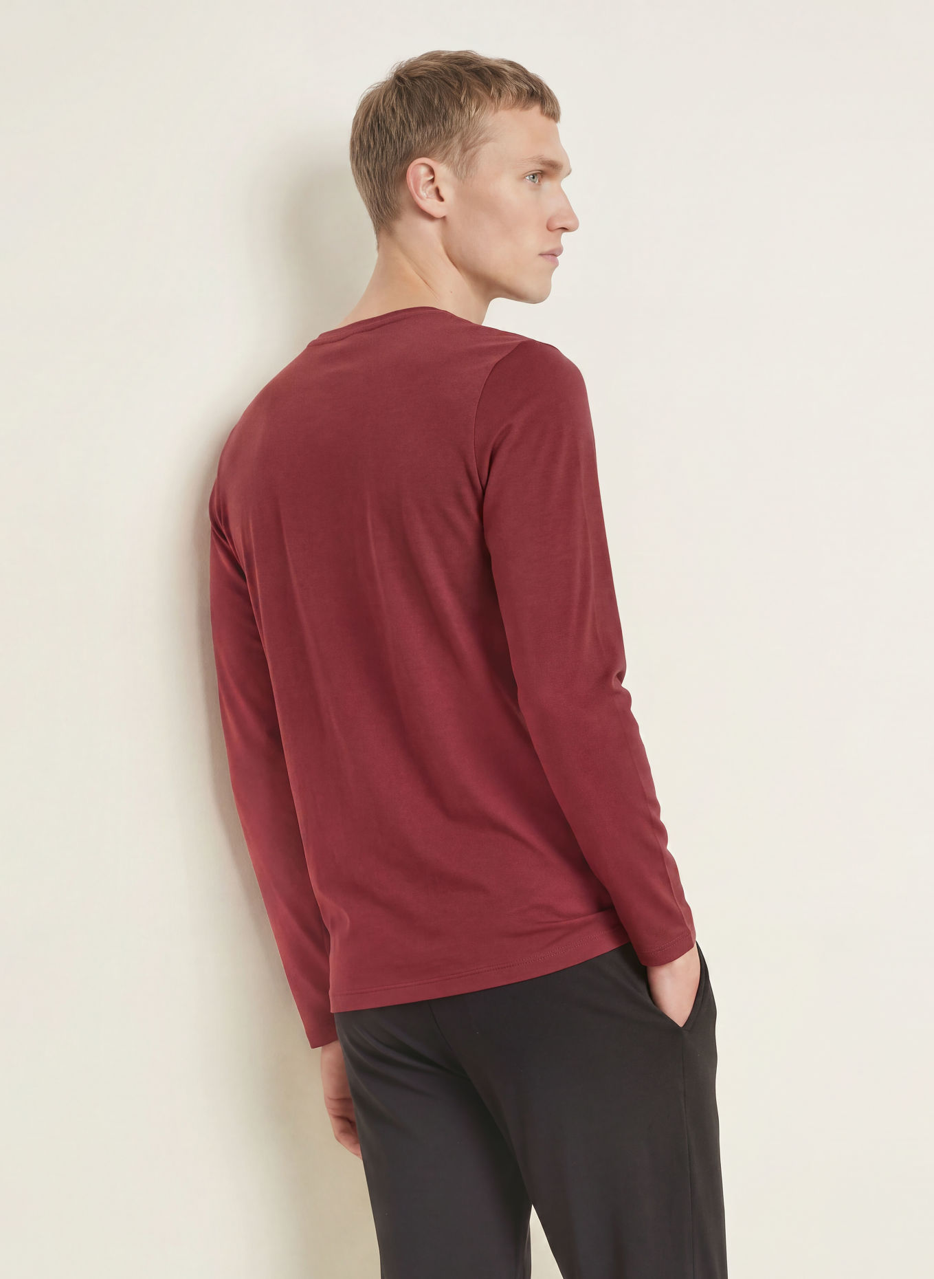 JOOP! Pyjamashirt: DONKERROOD