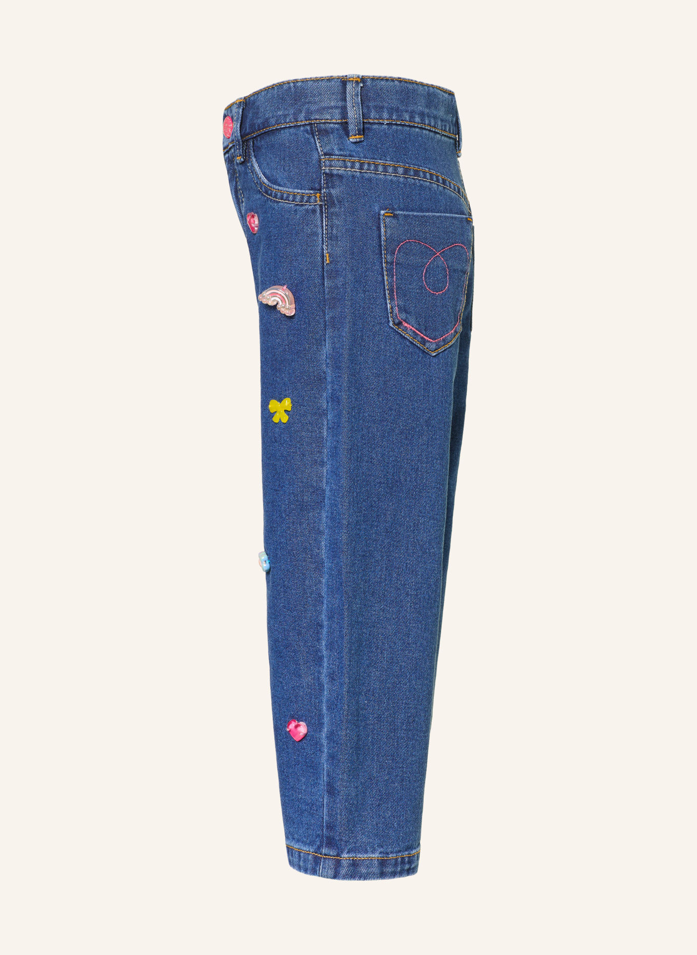 Billieblush Jeans mit Schmuckperlen: Z22 STONE