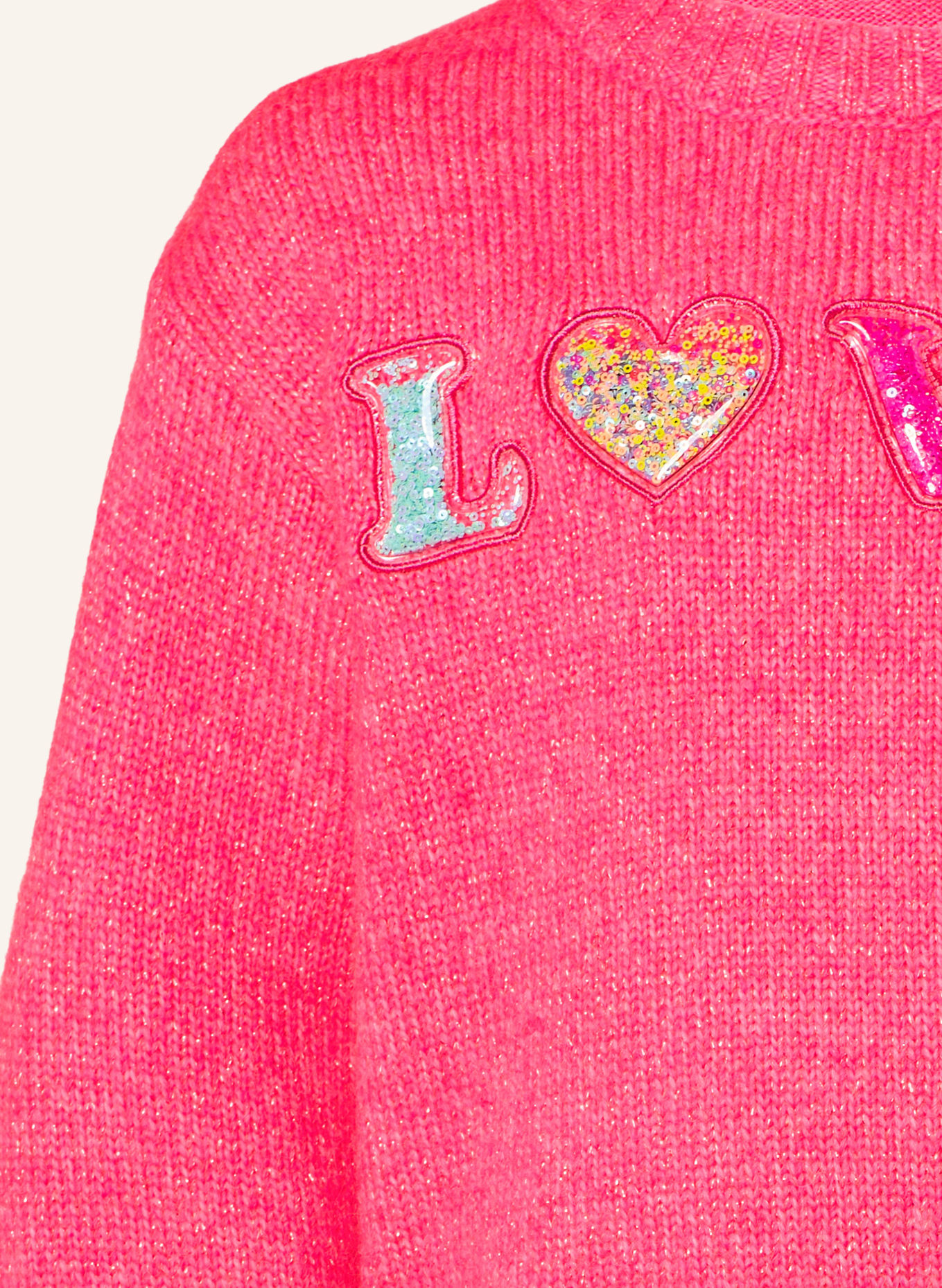 Billieblush Pullover mit Glitzergarn: NEONROSA / NEONGRÜN / NEONTÜRKIS
