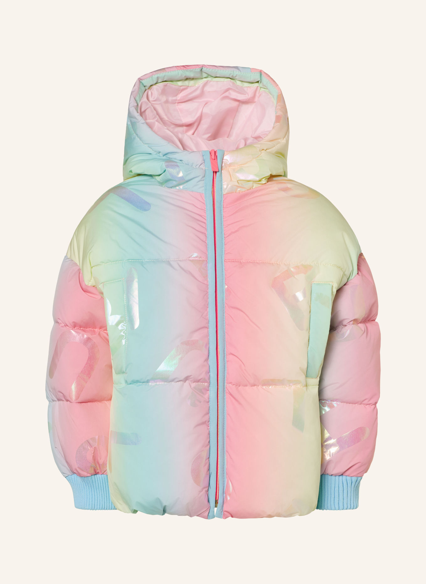 Billieblush Gewatteerde jas: ROZE / LICHTGROEN / LICHTBLAUW