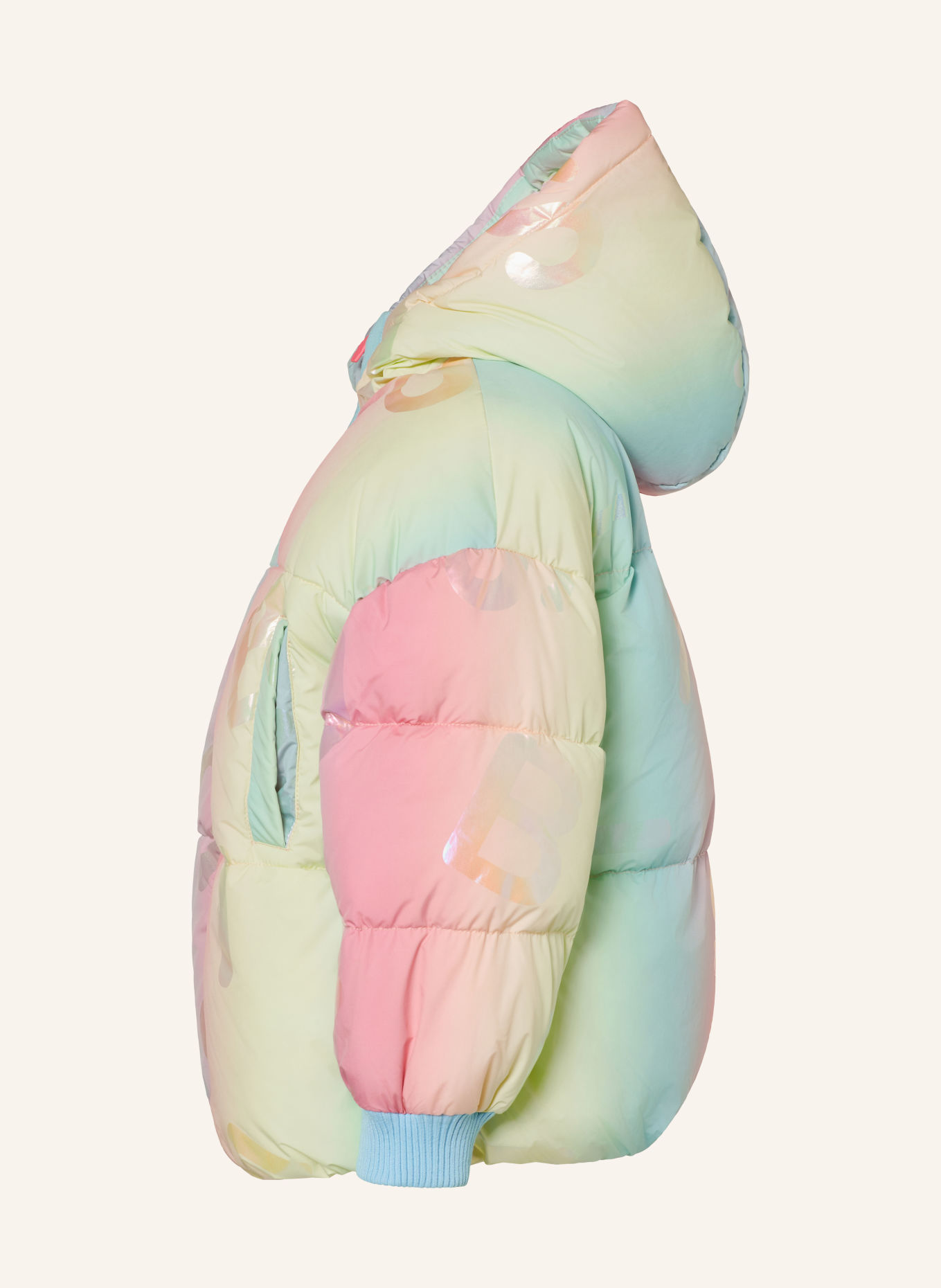 Billieblush Gewatteerde jas: ROZE / LICHTGROEN / LICHTBLAUW