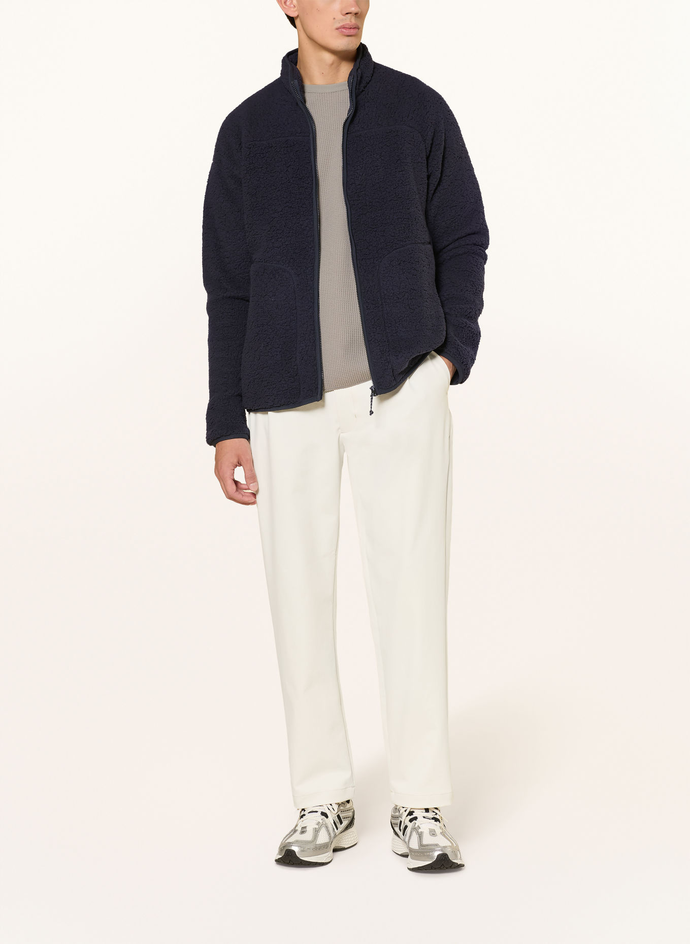 Peak Performance Jachetă din fleece WILDRUSH PILE: NEGRU