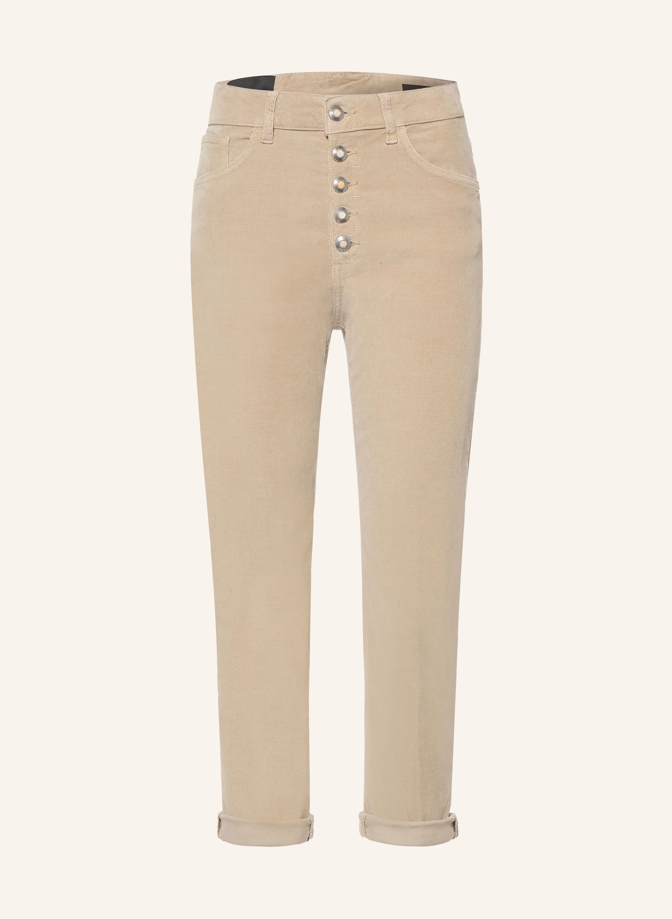 Dondup 7/8-length KOONS corduroy Chinos: BEIGE