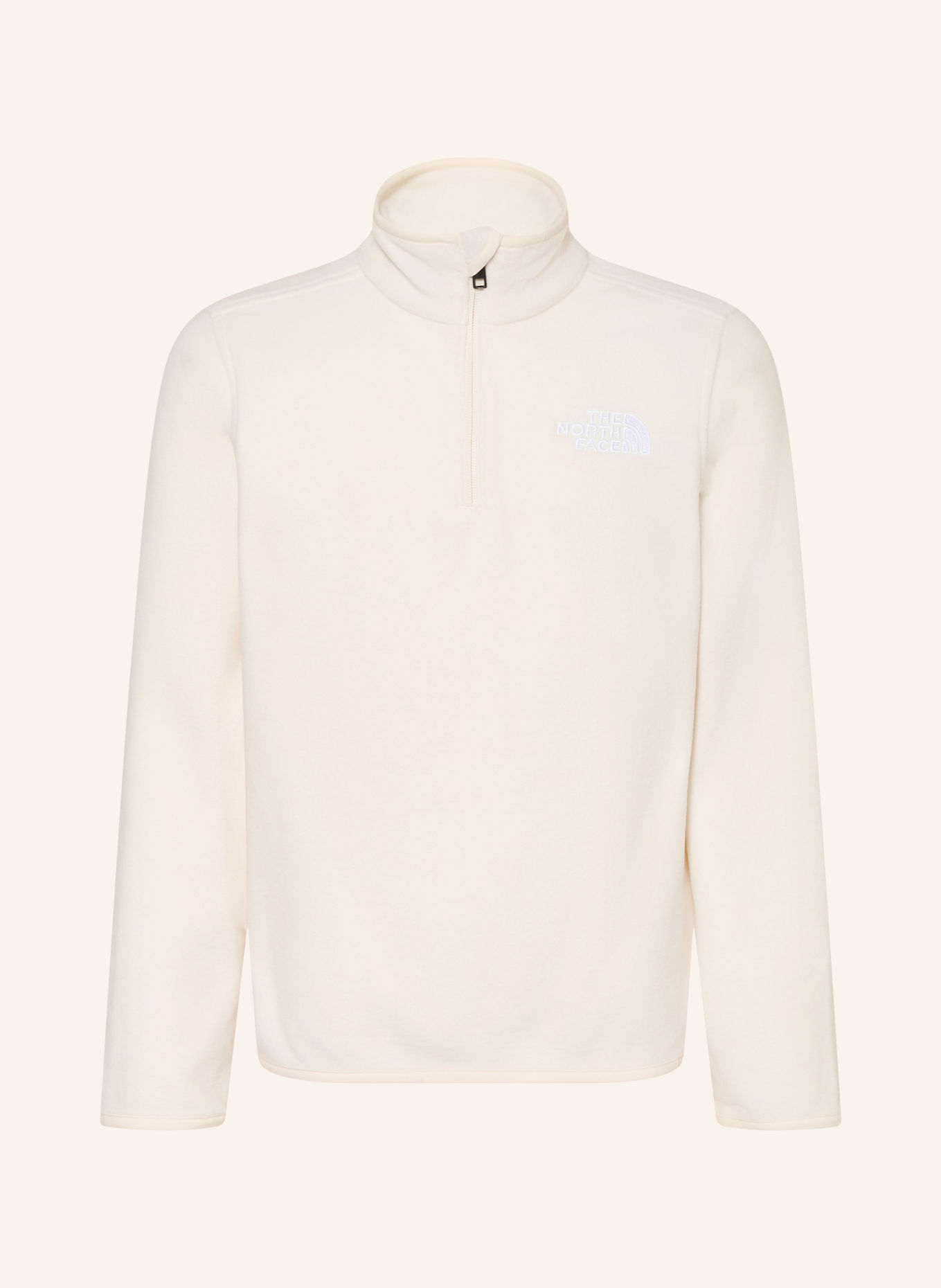 THE NORTH FACE GLACIER Fleece Half-zip Sweater: WHITE