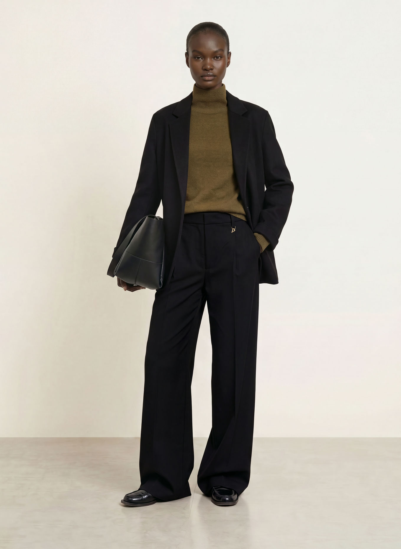Dondup Marlene pants: BLACK