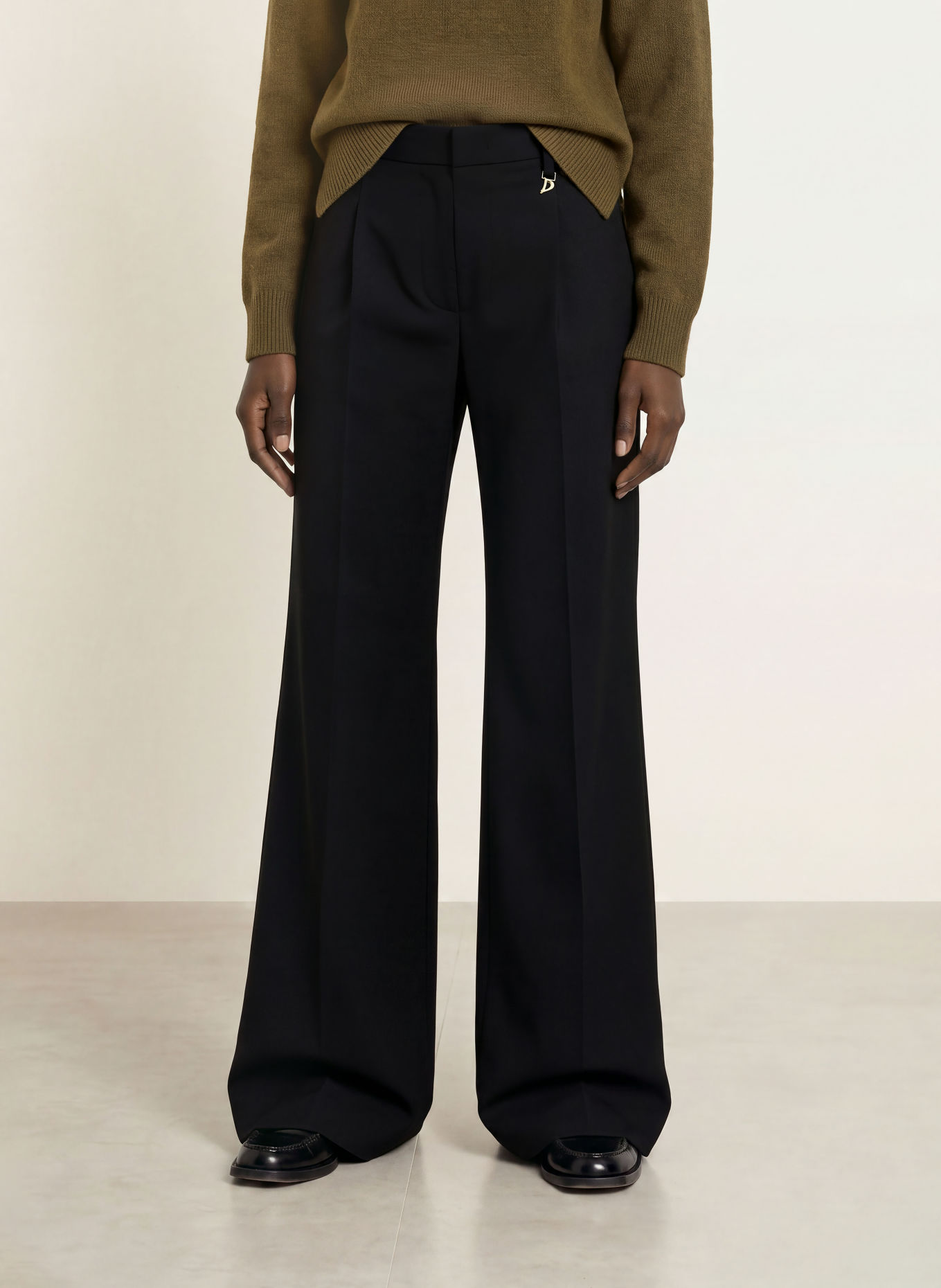 Dondup Marlene pants: BLACK