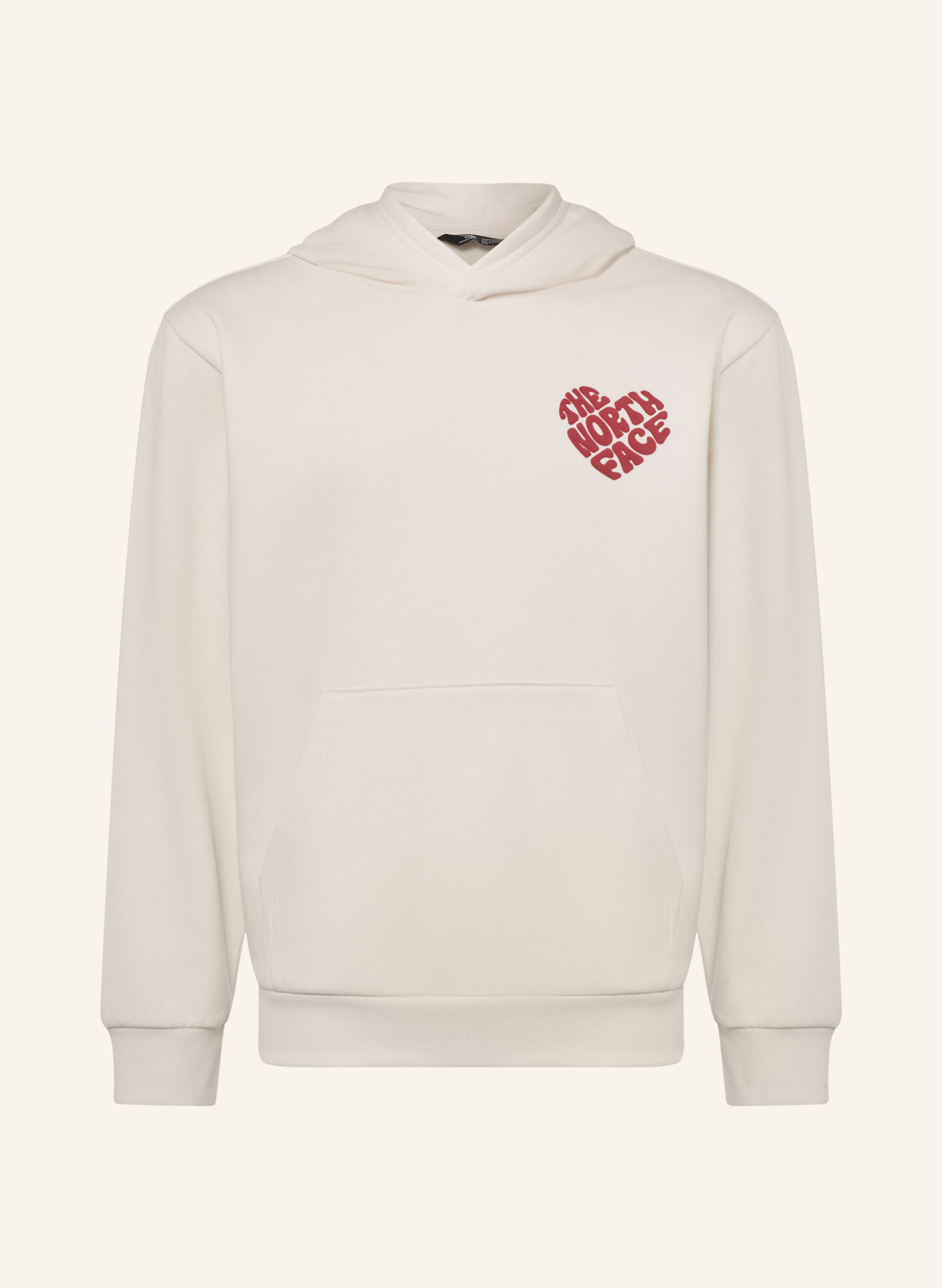 THE NORTH FACE Hoodie: ECRU / ALTROSA