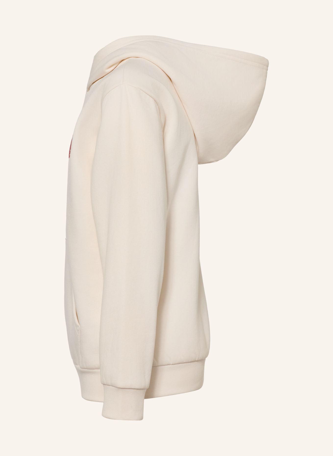 THE NORTH FACE Hoodie: ECRU / ALTROSA